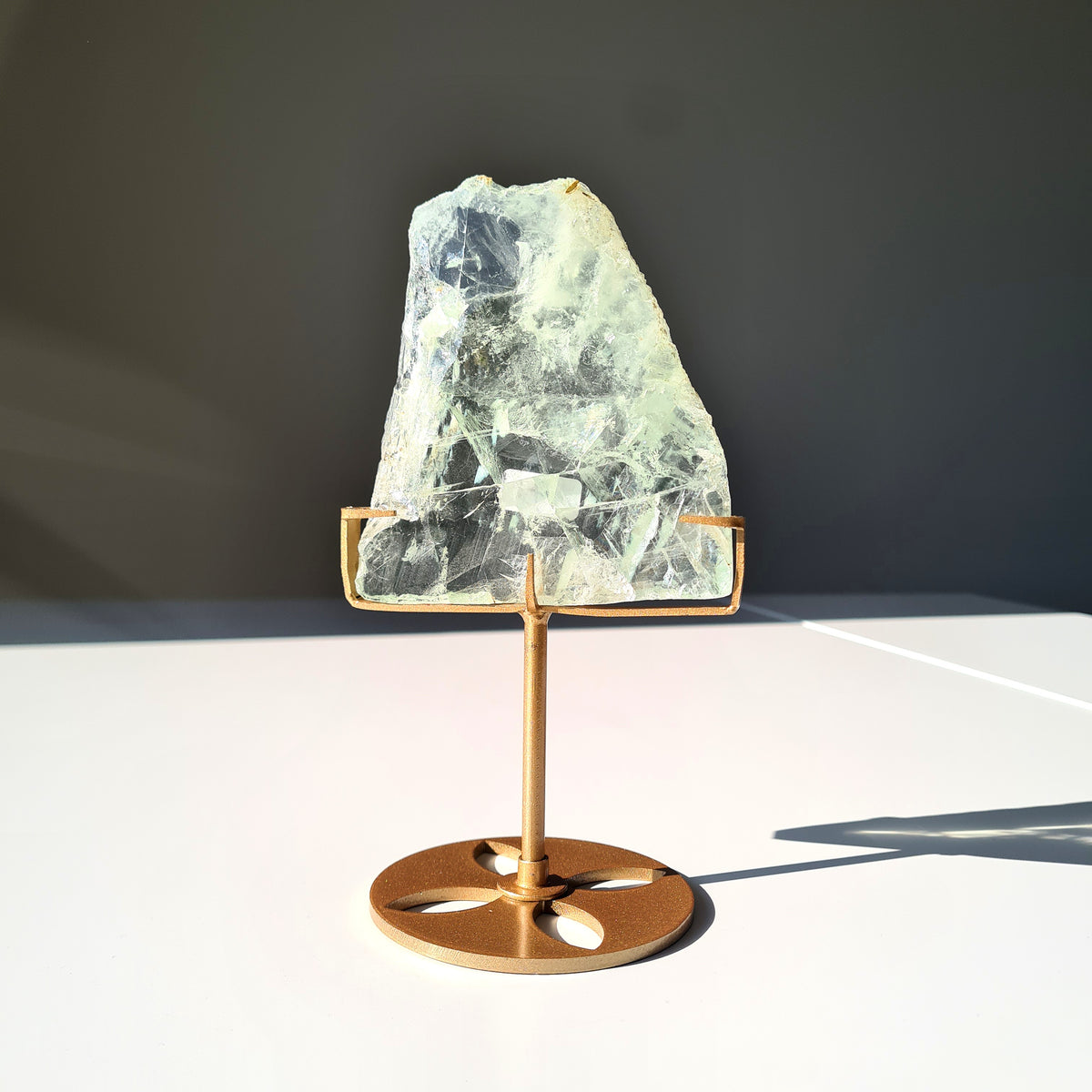 Fluorite Dream Portal On Custom Stand | Piece Q