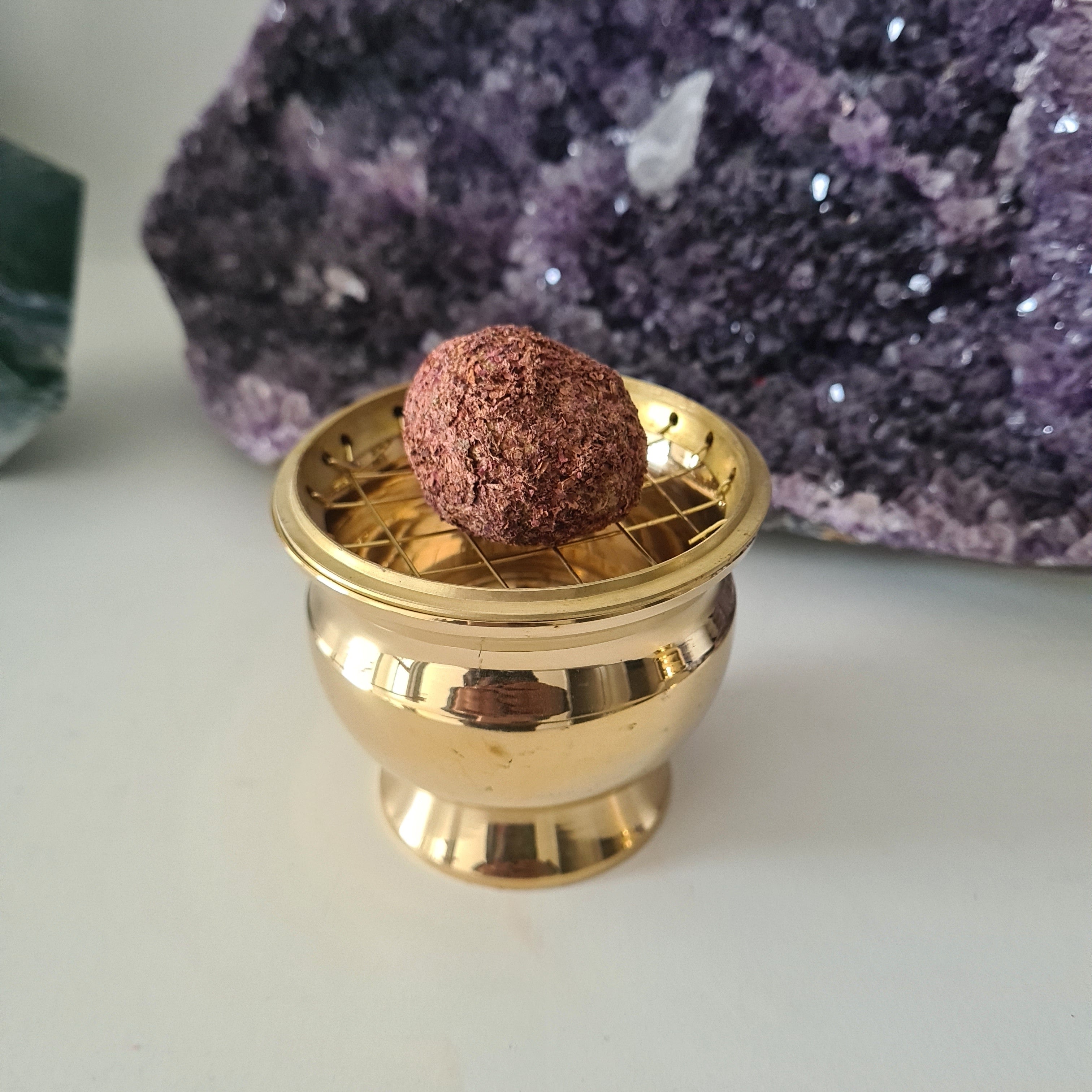 Smudge Bomb Burner | 1 Piece Gold Colour