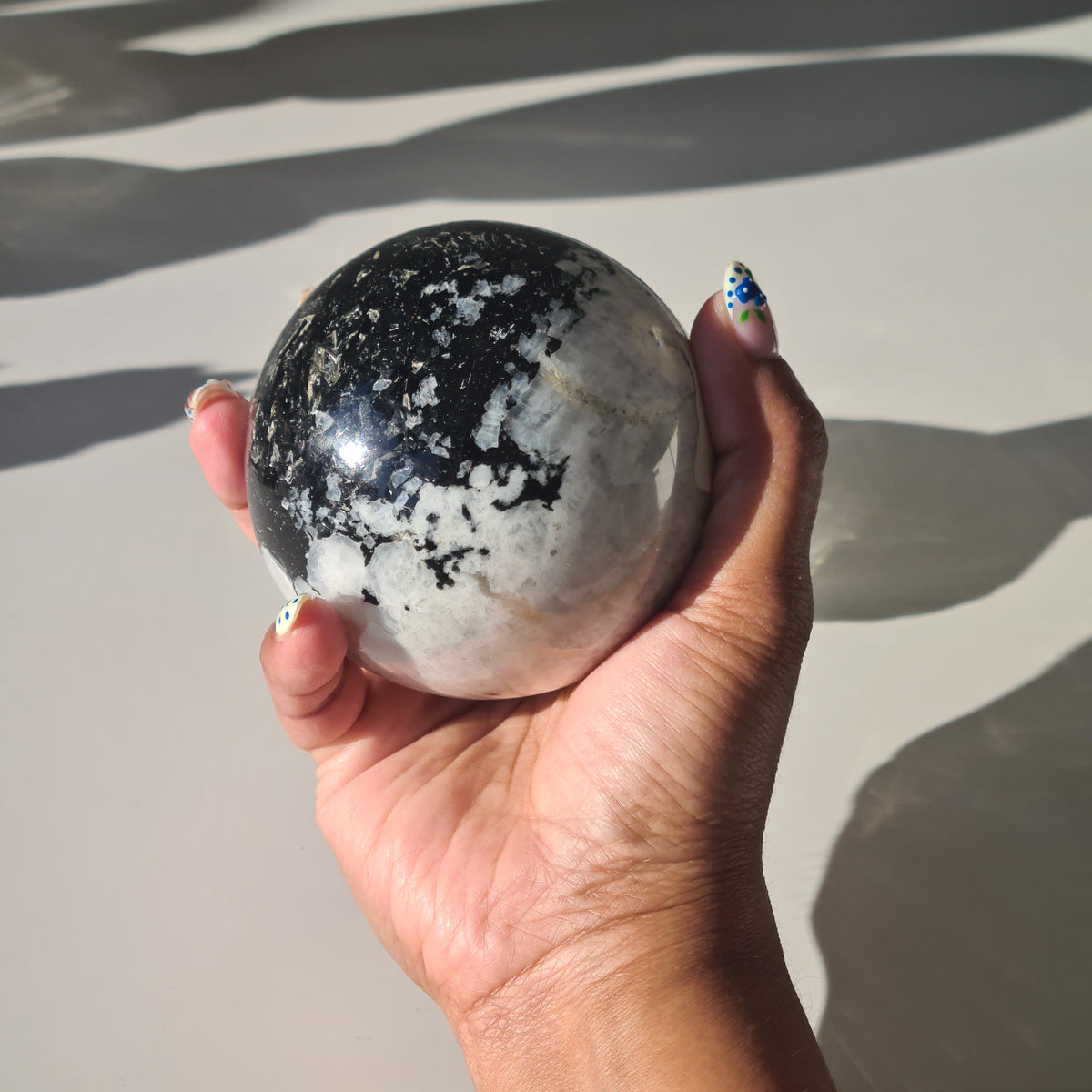 Moonstone 🌙 Sphere with stand