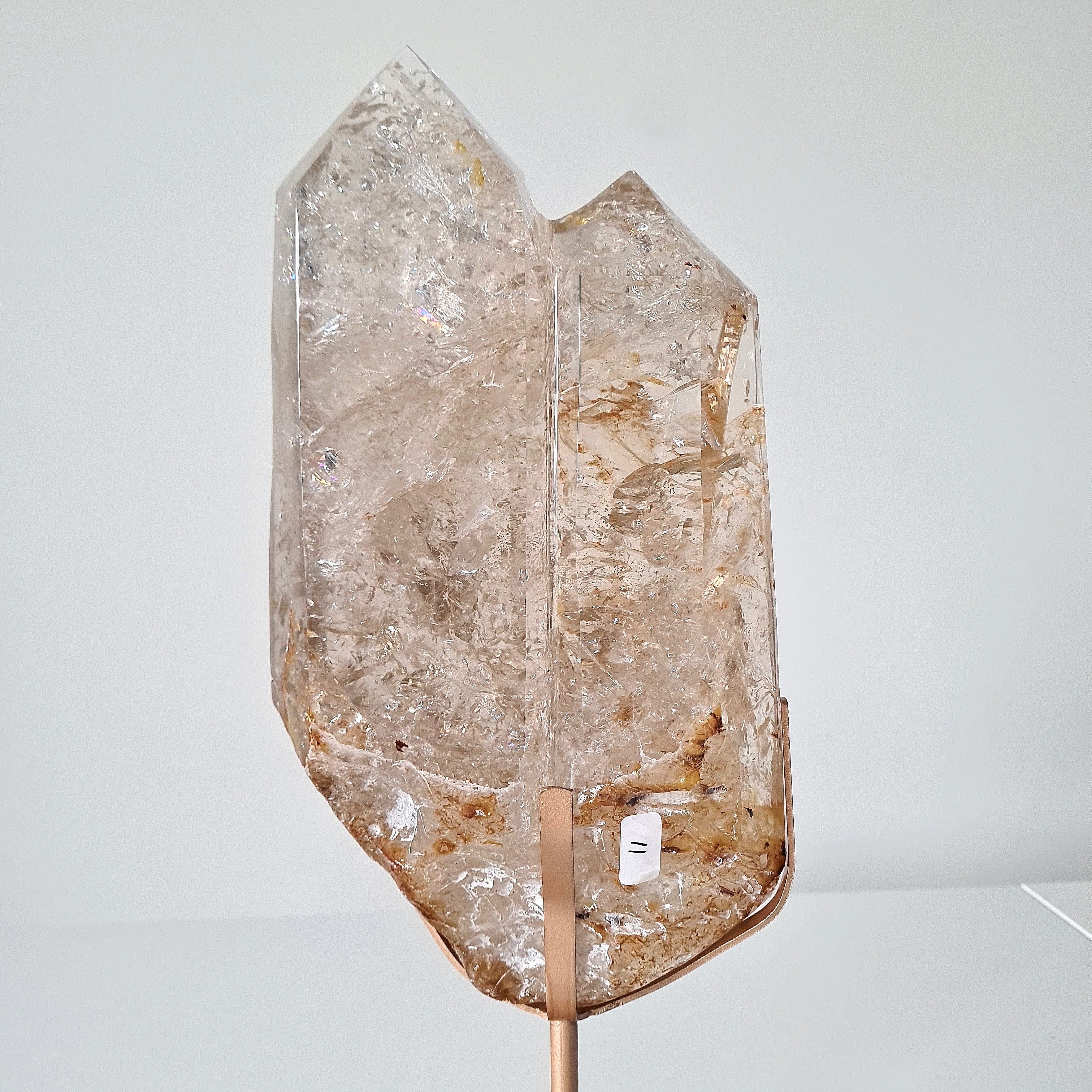 Smoky Citrine Statement Piece on Stand | 32.5 cm with stand