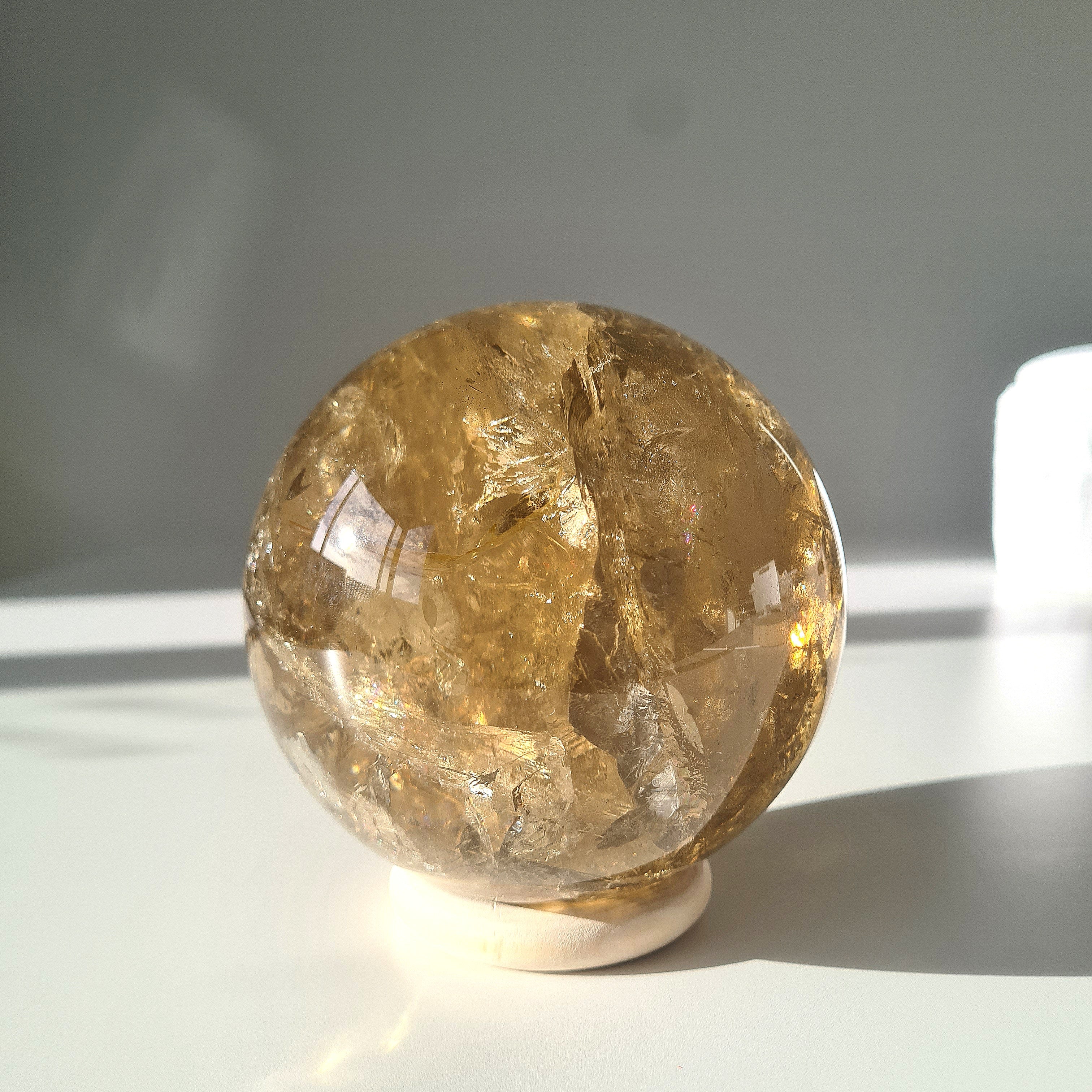 Citrine Sphere | Abundance, Forture & Joy | A Collector’s Piece | 1.5 kg