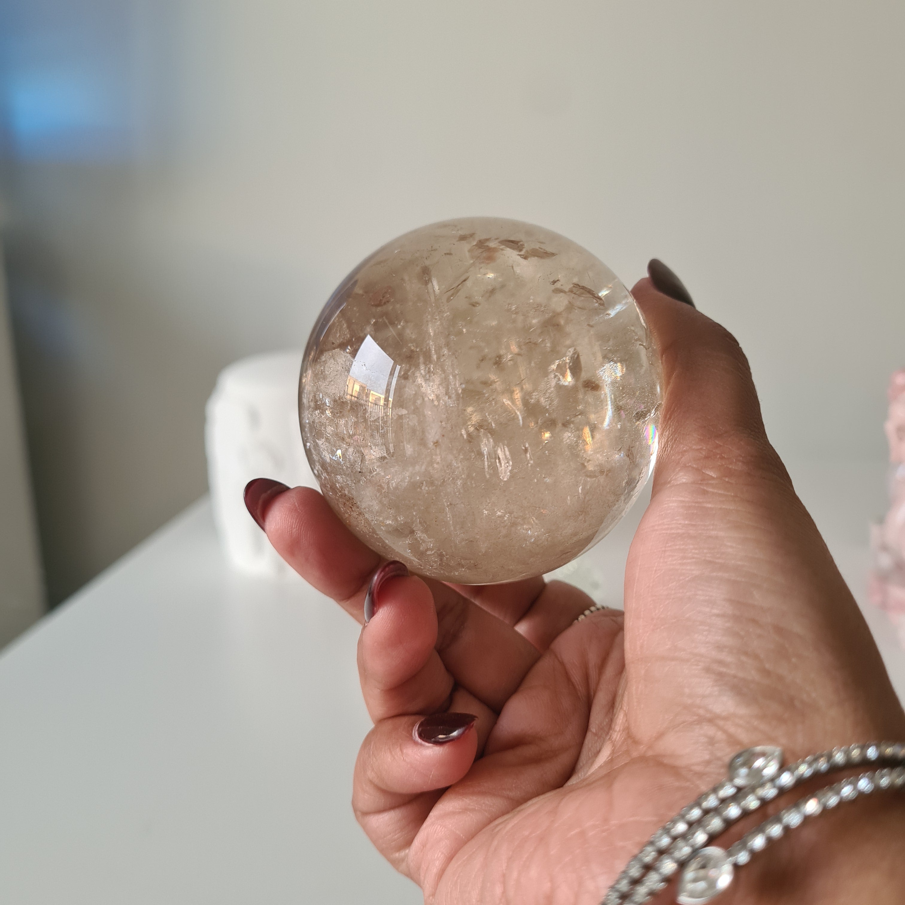 Citrine Sphere with stand | 386 g