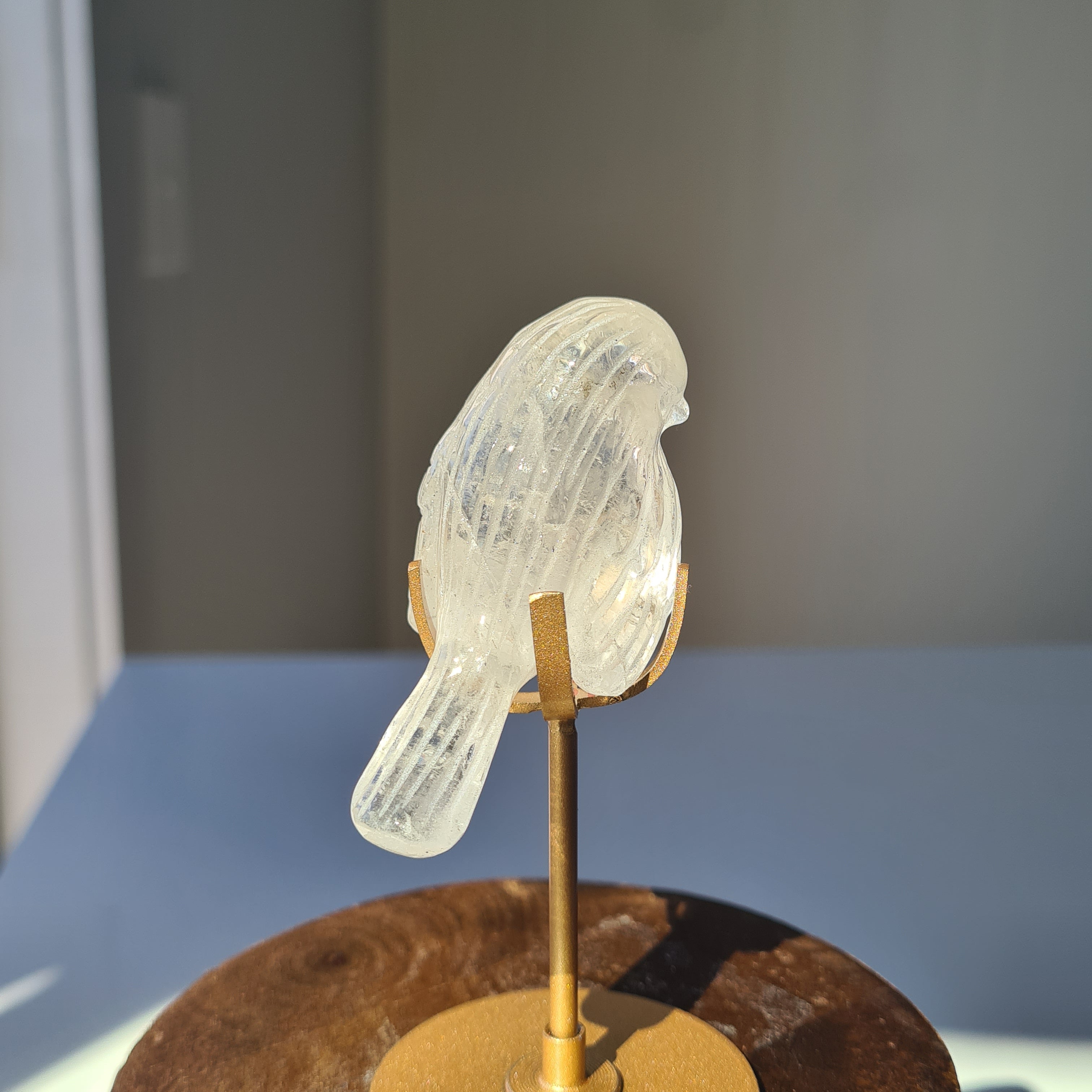 Quartz Bird 🐦 On Stand | Appx 6.5 cm