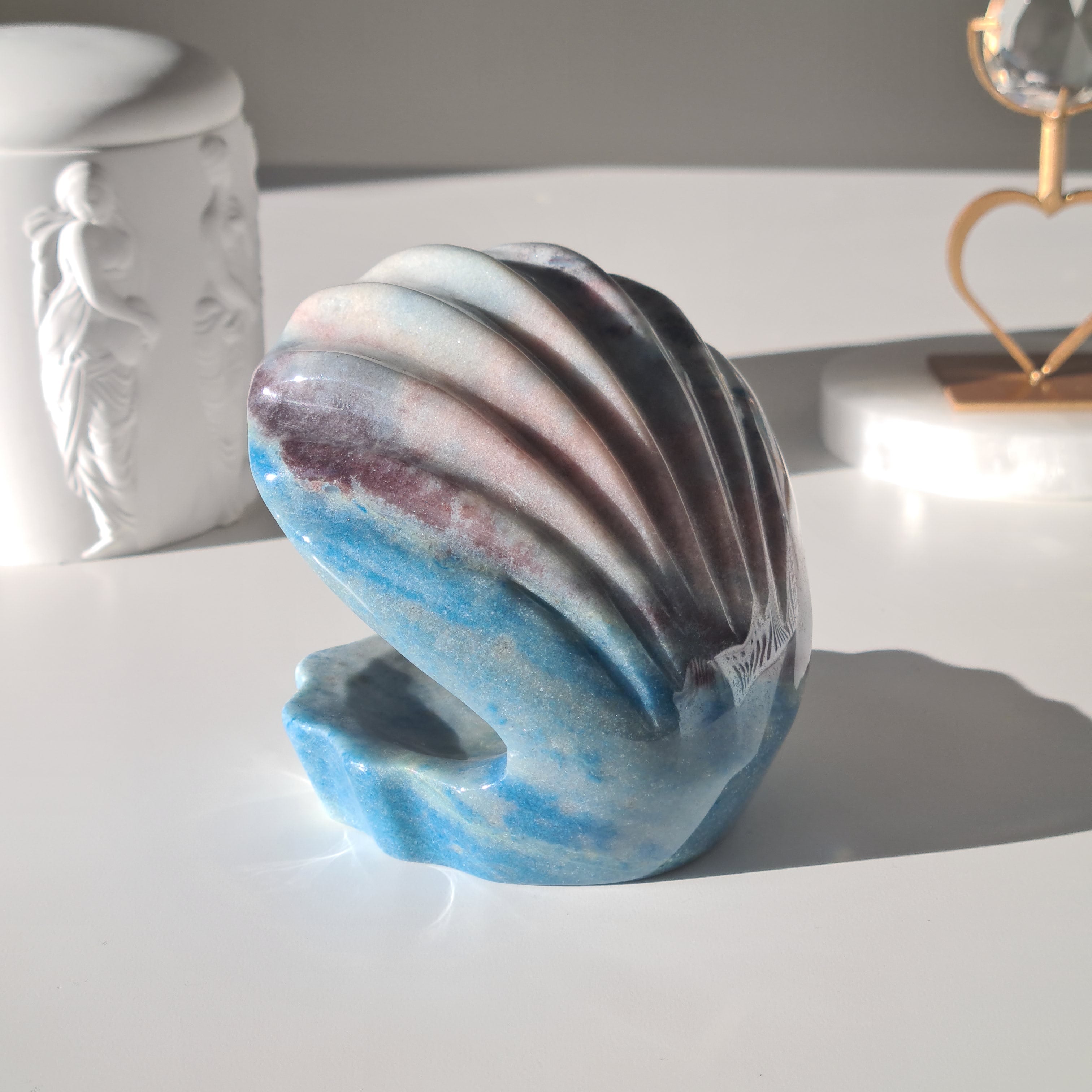 Mermaid Shell| Trolleite Crystal | 585 g