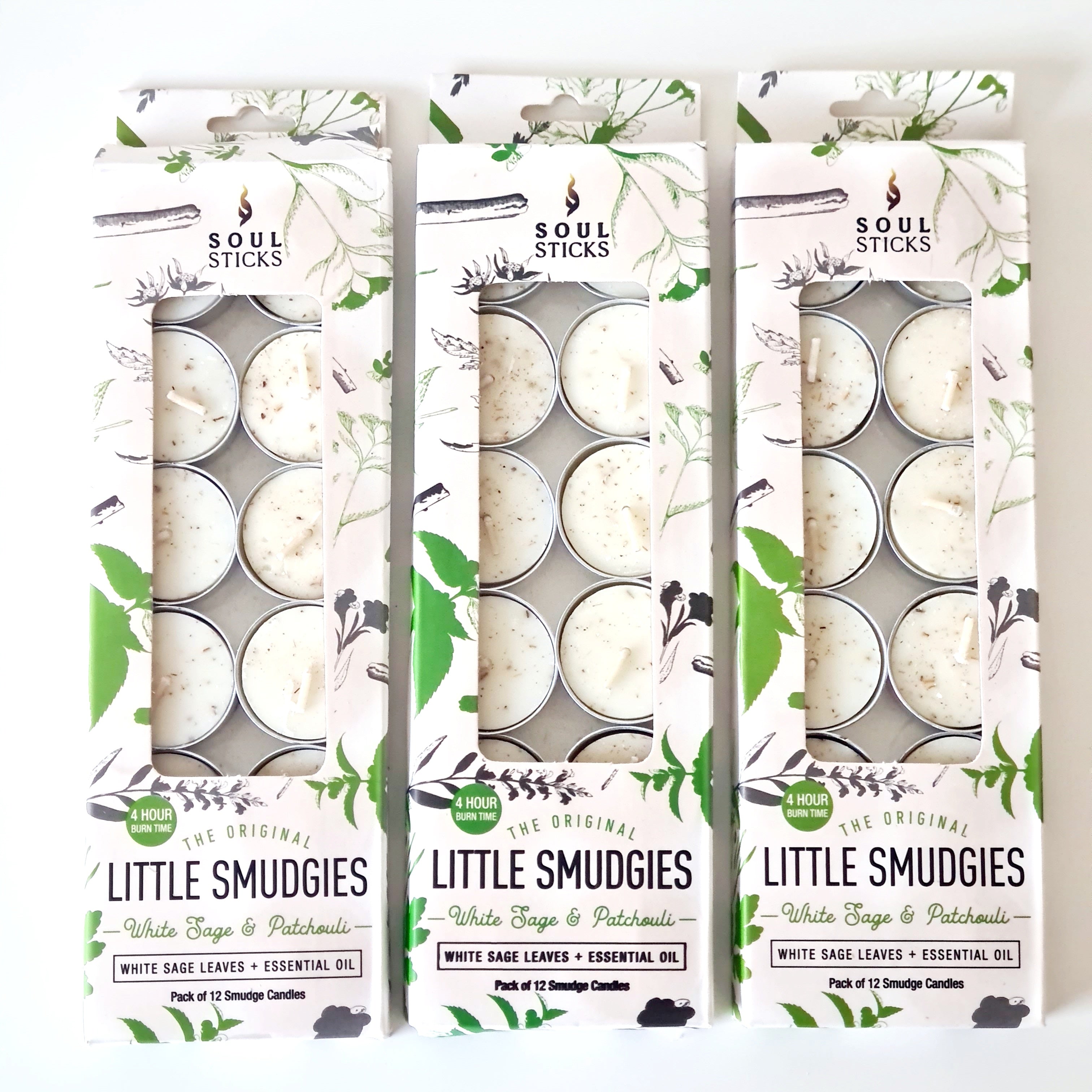 Patchouli & Sage | 1 Set Of Tea Light Candle