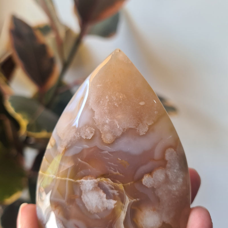 'Happy vibes' with Flower Agate ~ 5