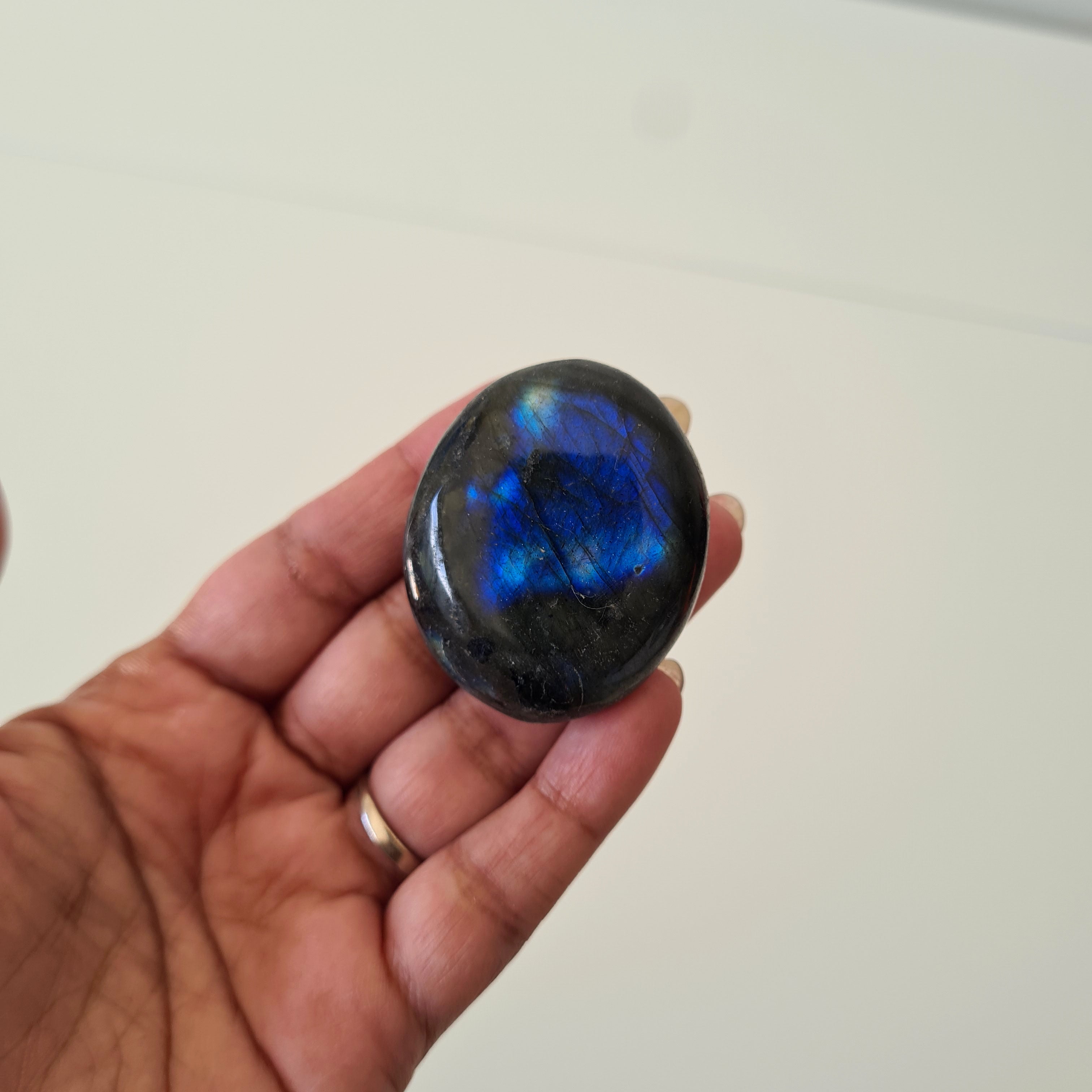 Labradorite Palm Stone | Small