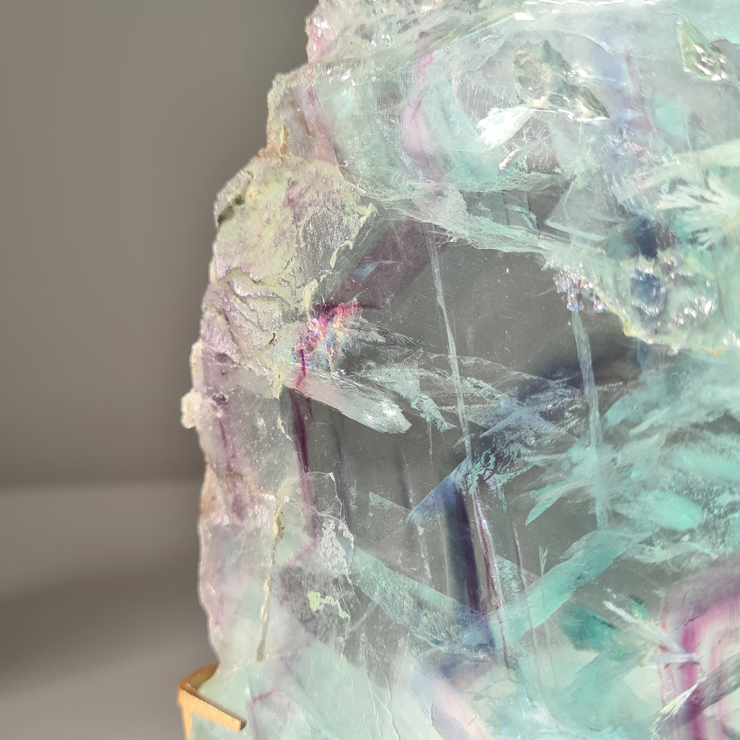 Fluorite Dream Portal On Custom Stand | 28 cm tall with stand