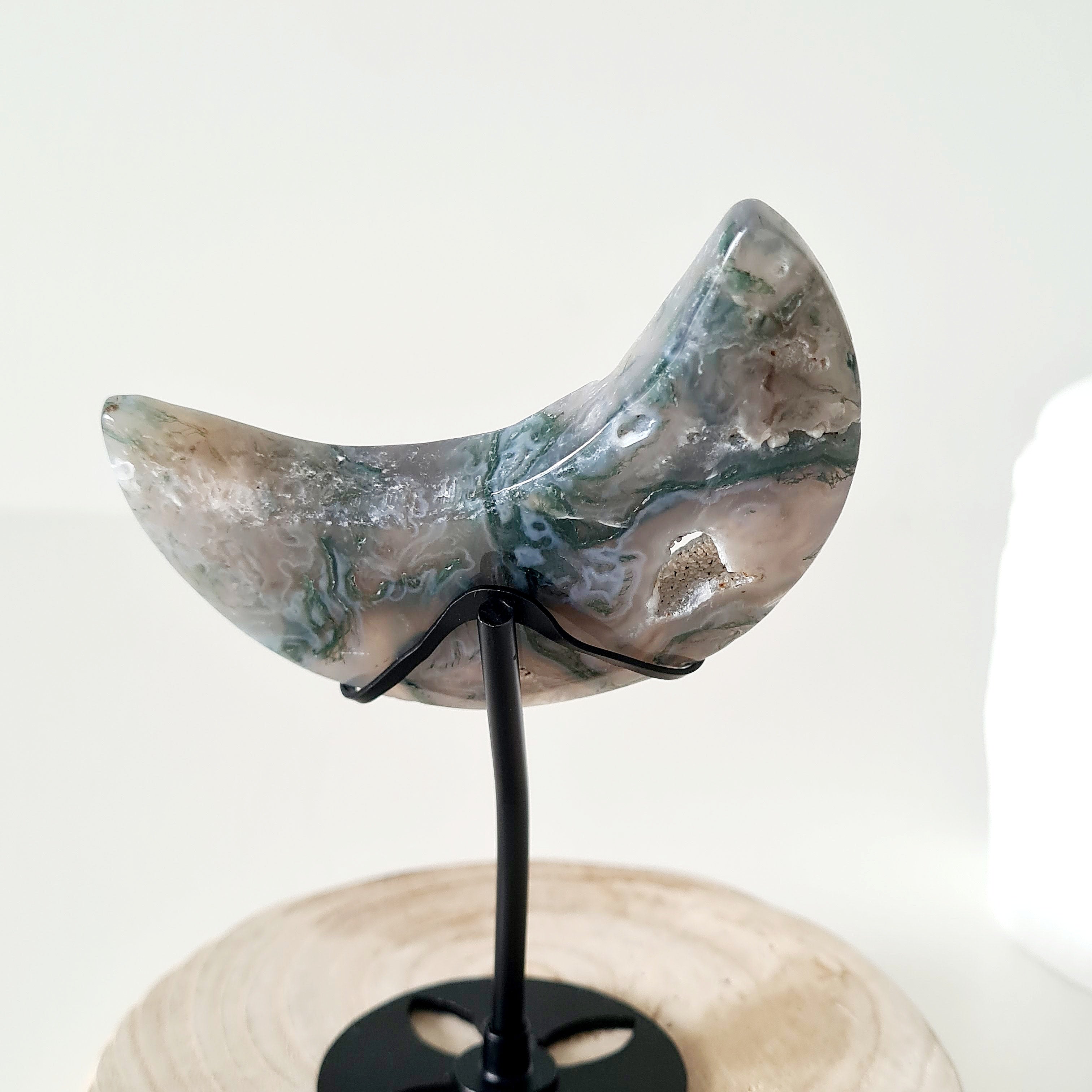 Moss Agate Luna 🌙 | 9 | Small