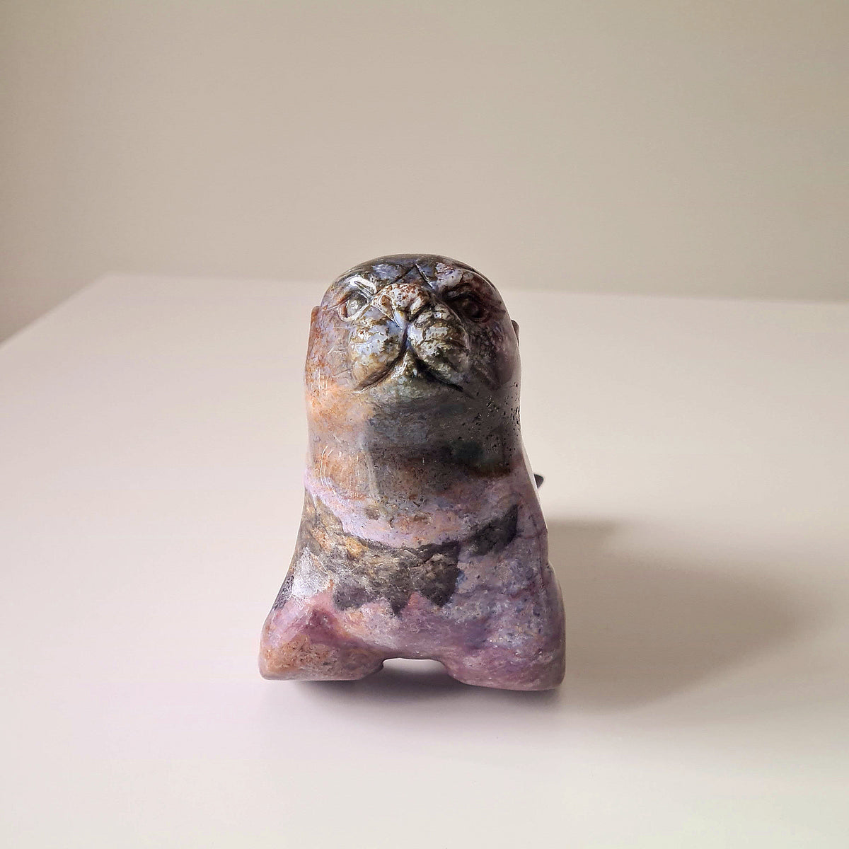 Ocean Jasper Seal Carving 🦭