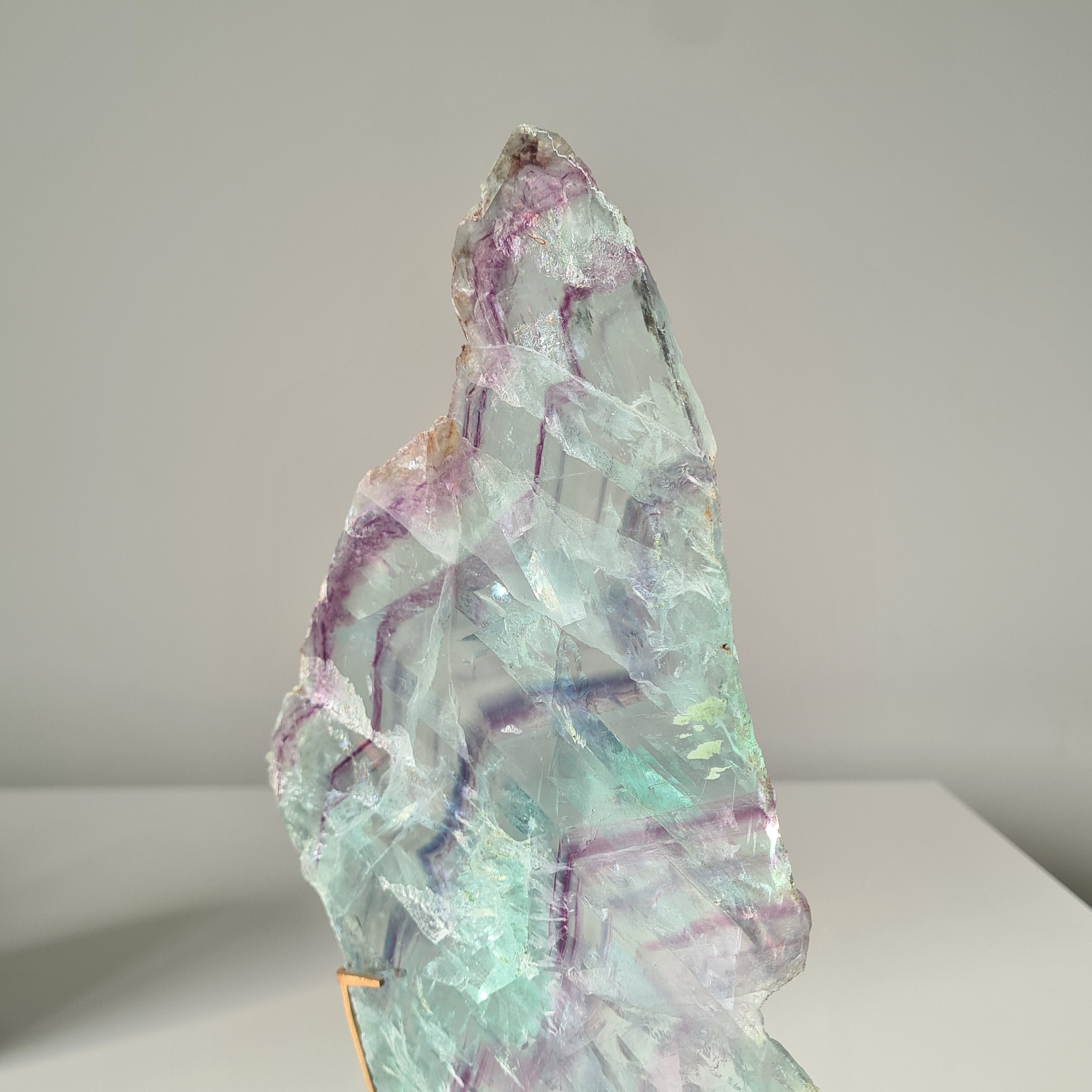 Fluorite Dream Portal On Custom Stand | 33 cm tall with stand