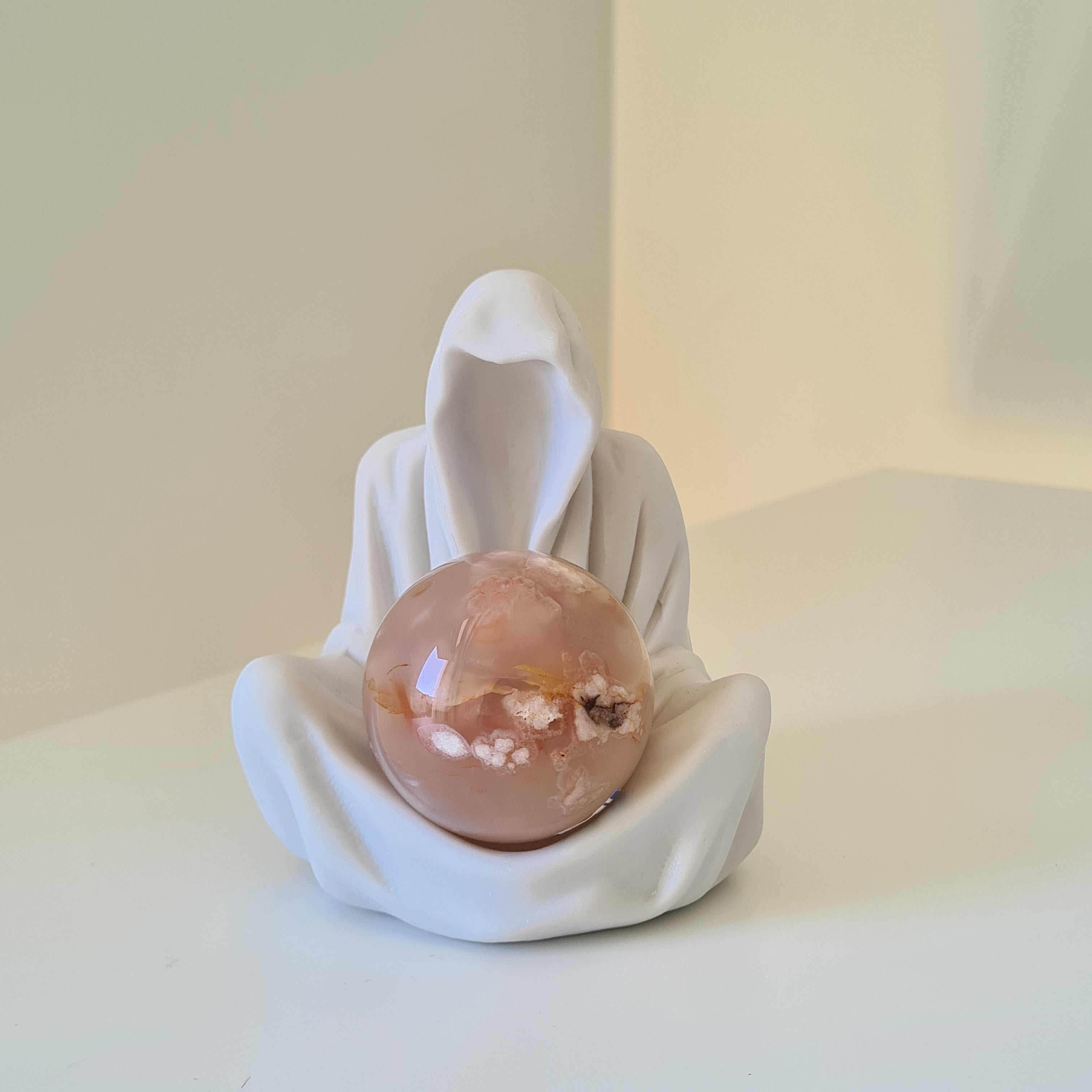 Gate Keeper with Flower Agate