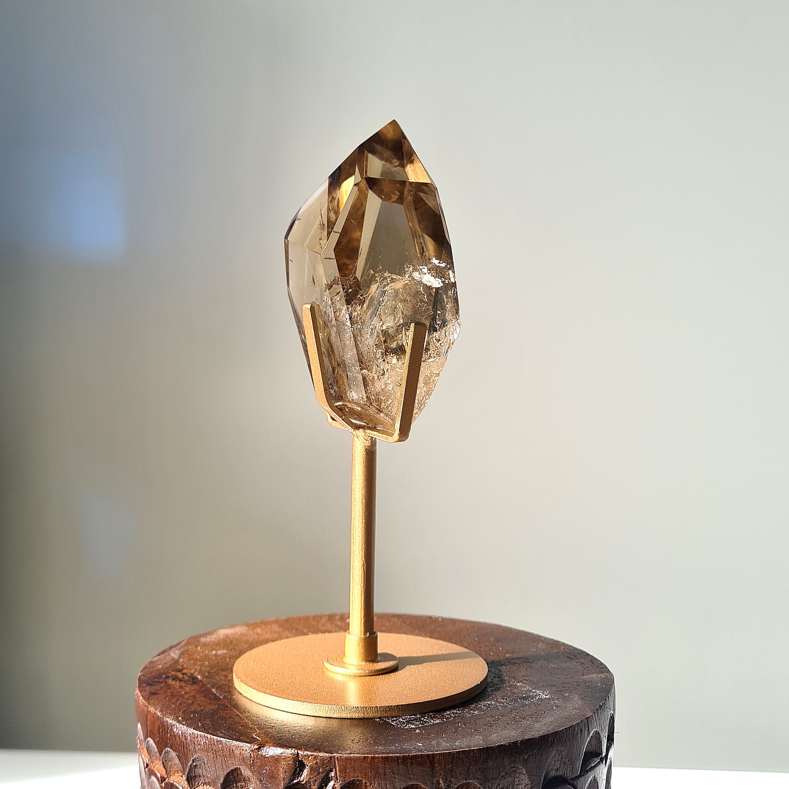 Citrine Free Form on custom stand | B
