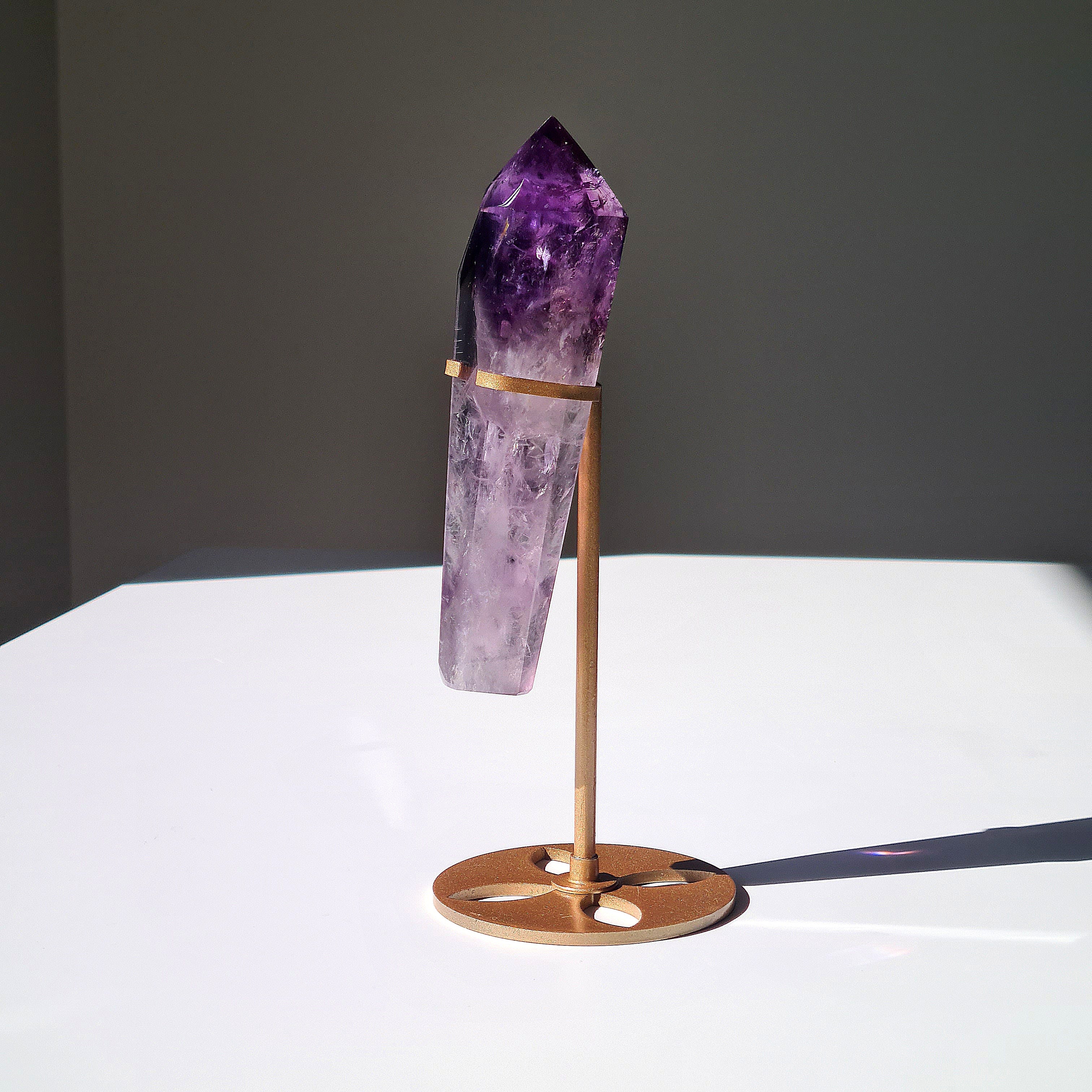 Amethyst Crystal Fairy Wand 🧚‍♀️ | Custom Stand | Piece B