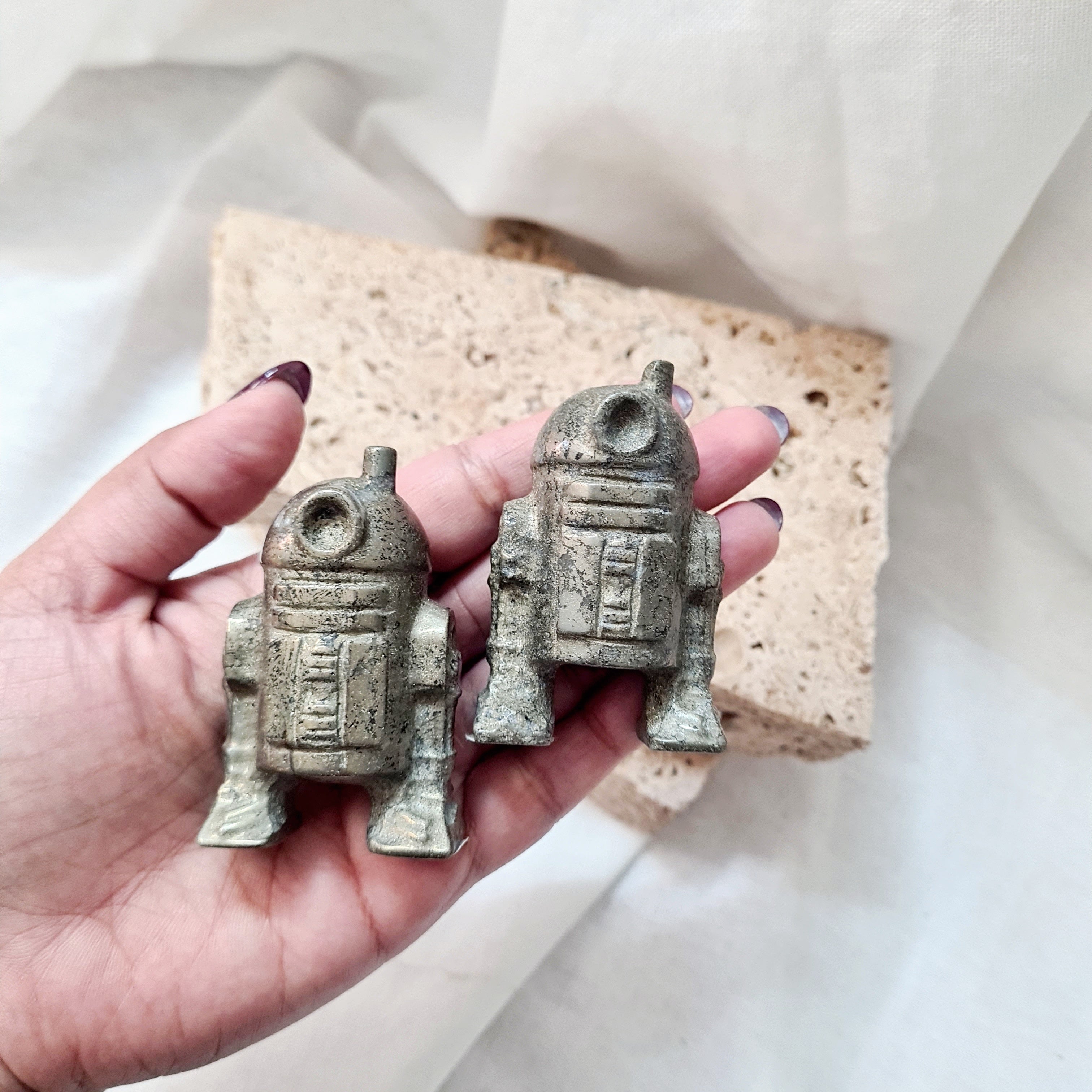 Pyrite Carving | Robot | 1 pc