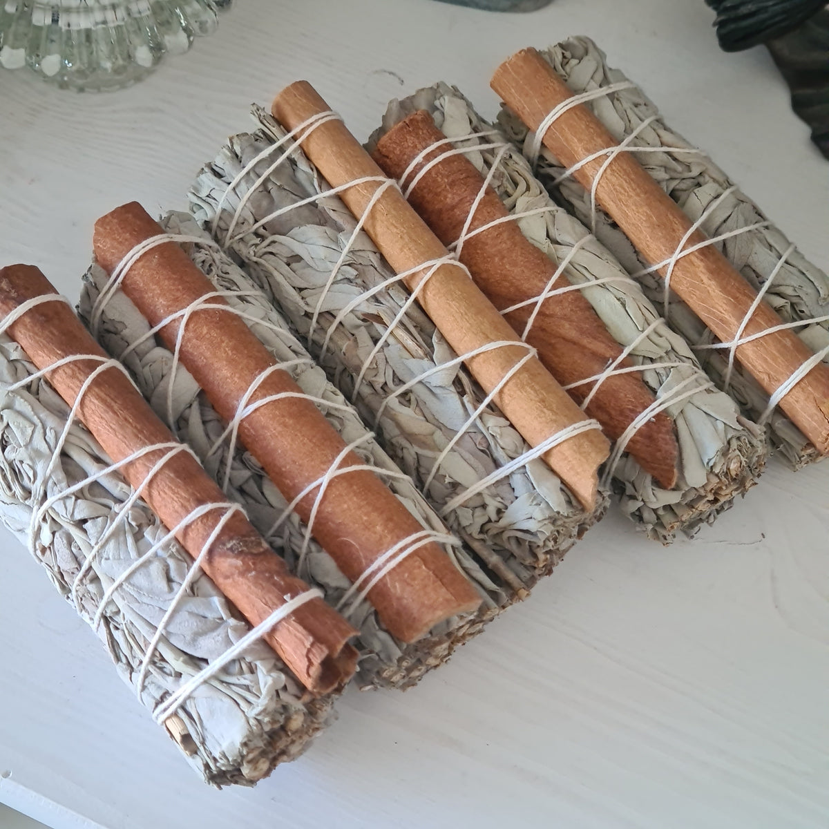 Cinnamon and Sage Smudge | Prosperity & Goodluck | 1 Piece