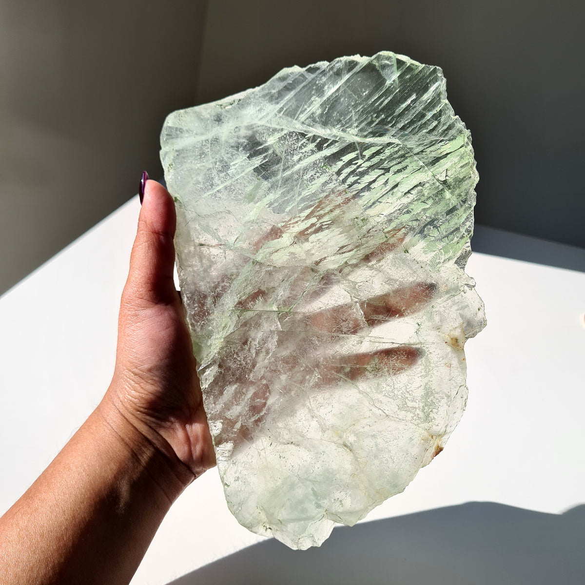 Fluorite Dream Portal On Custom Stand | Piece W