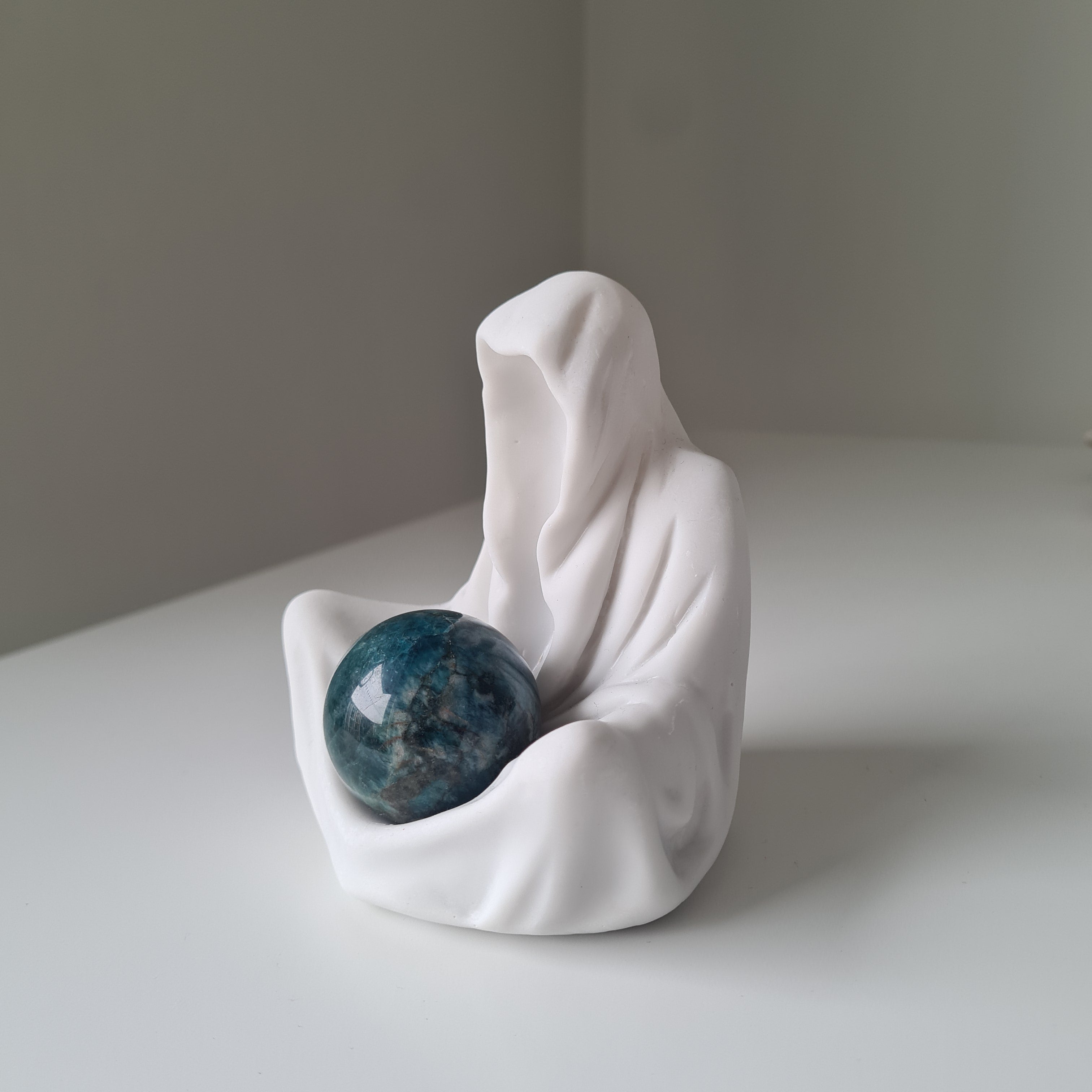 Gate Keeper with Blue Apatite Small Sphere