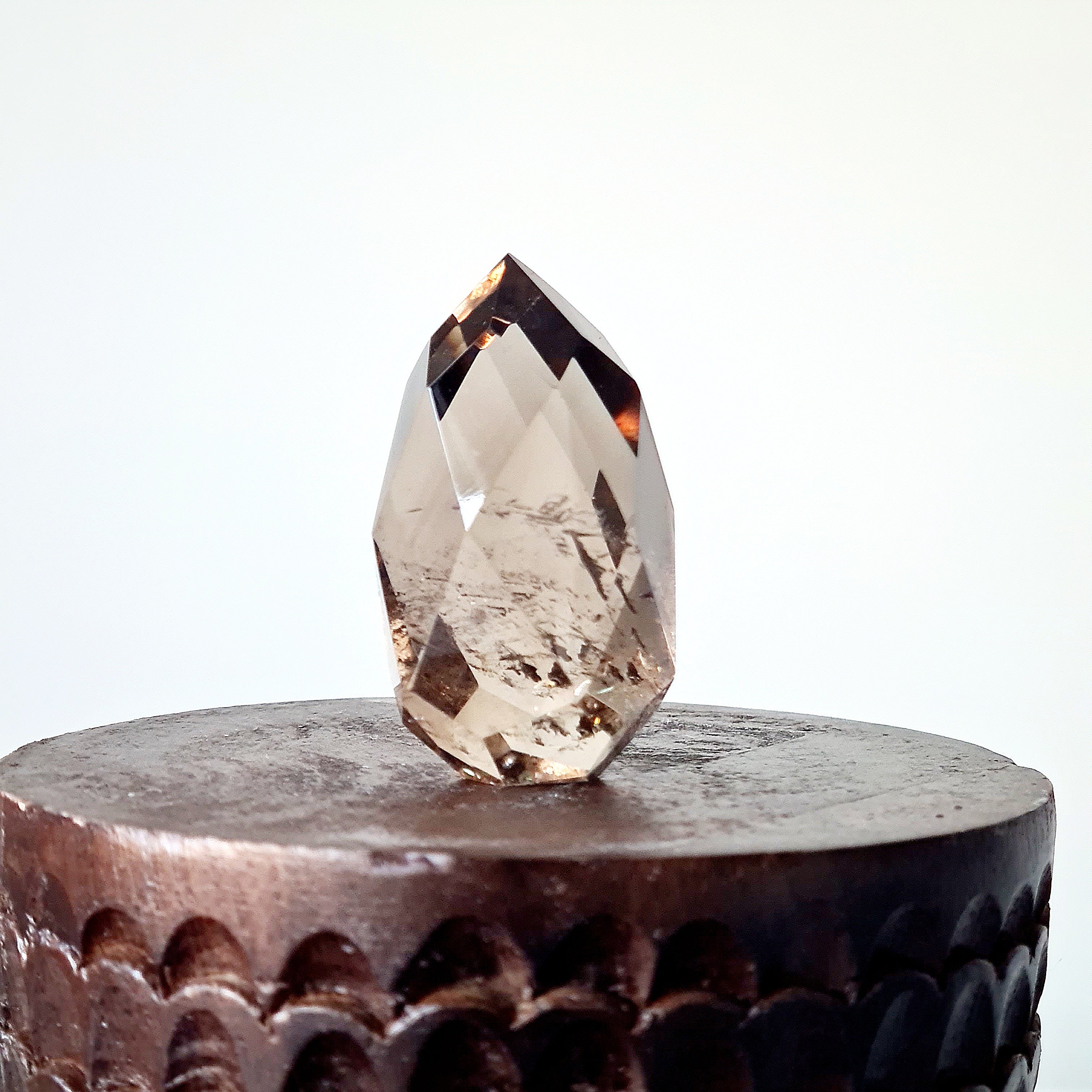Faceted Smokey Quartz  | B
