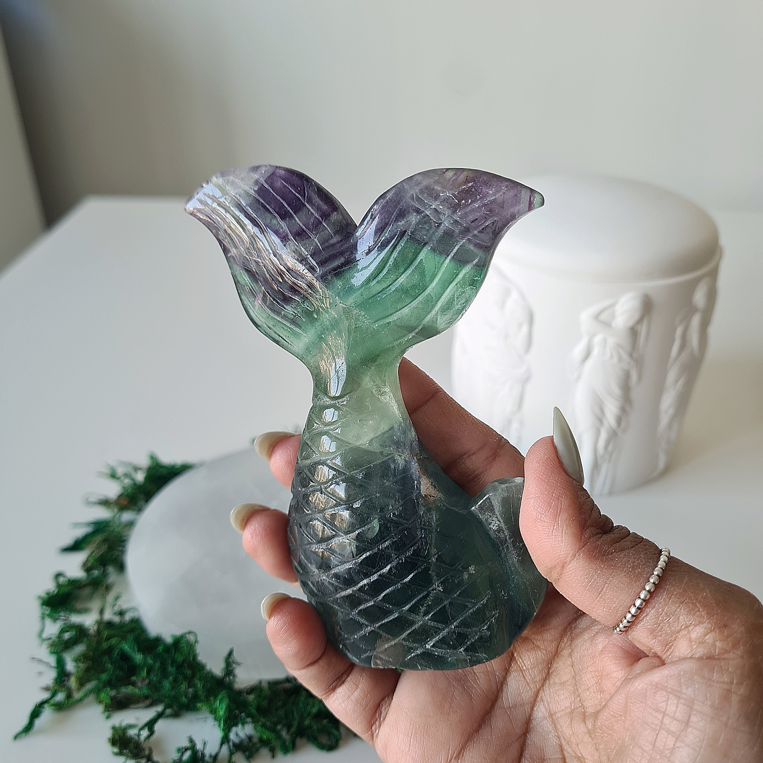 Siren & Mermaid Tail | 6 | Fluorite