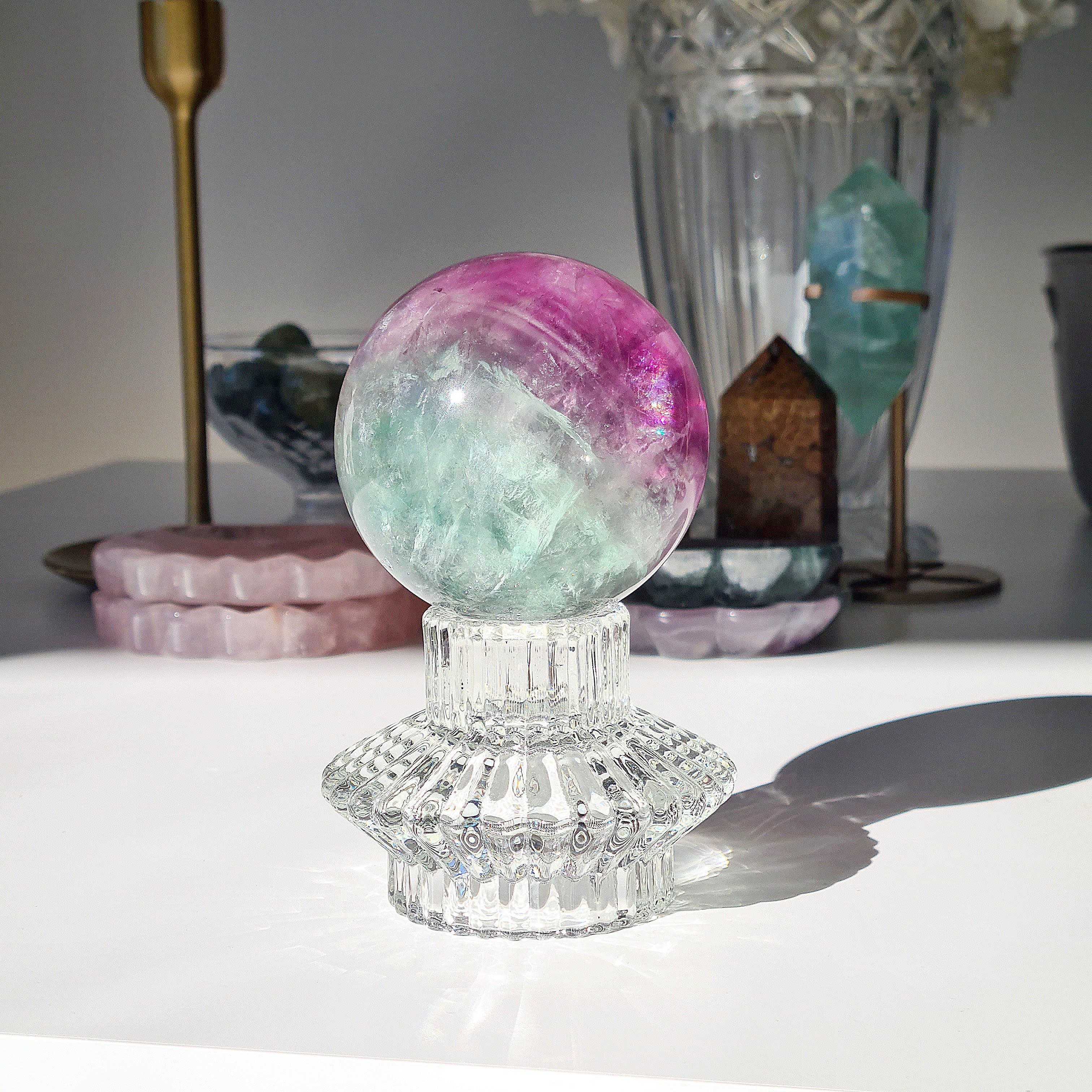 Mermaid & Siren | Fluorite with Stand | 564 g