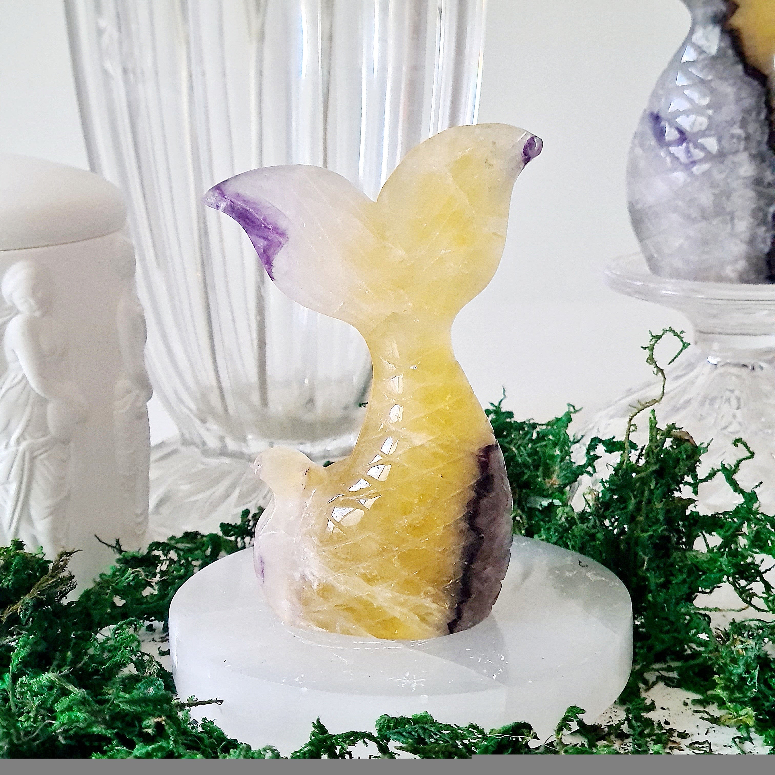 Siren & Mermaid Tail | Fluorite