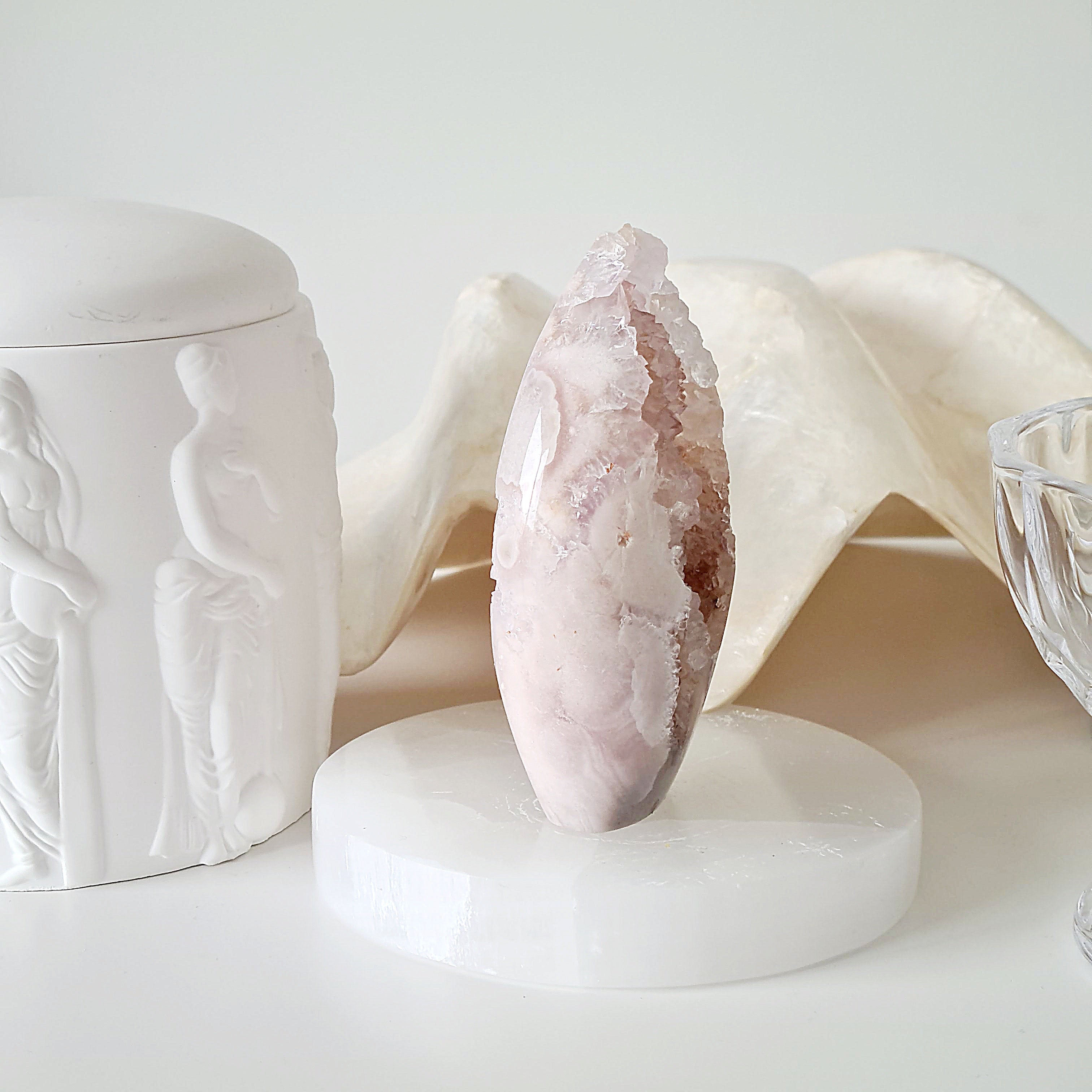 Flower Agate Pink Amethyst | C | 203 g