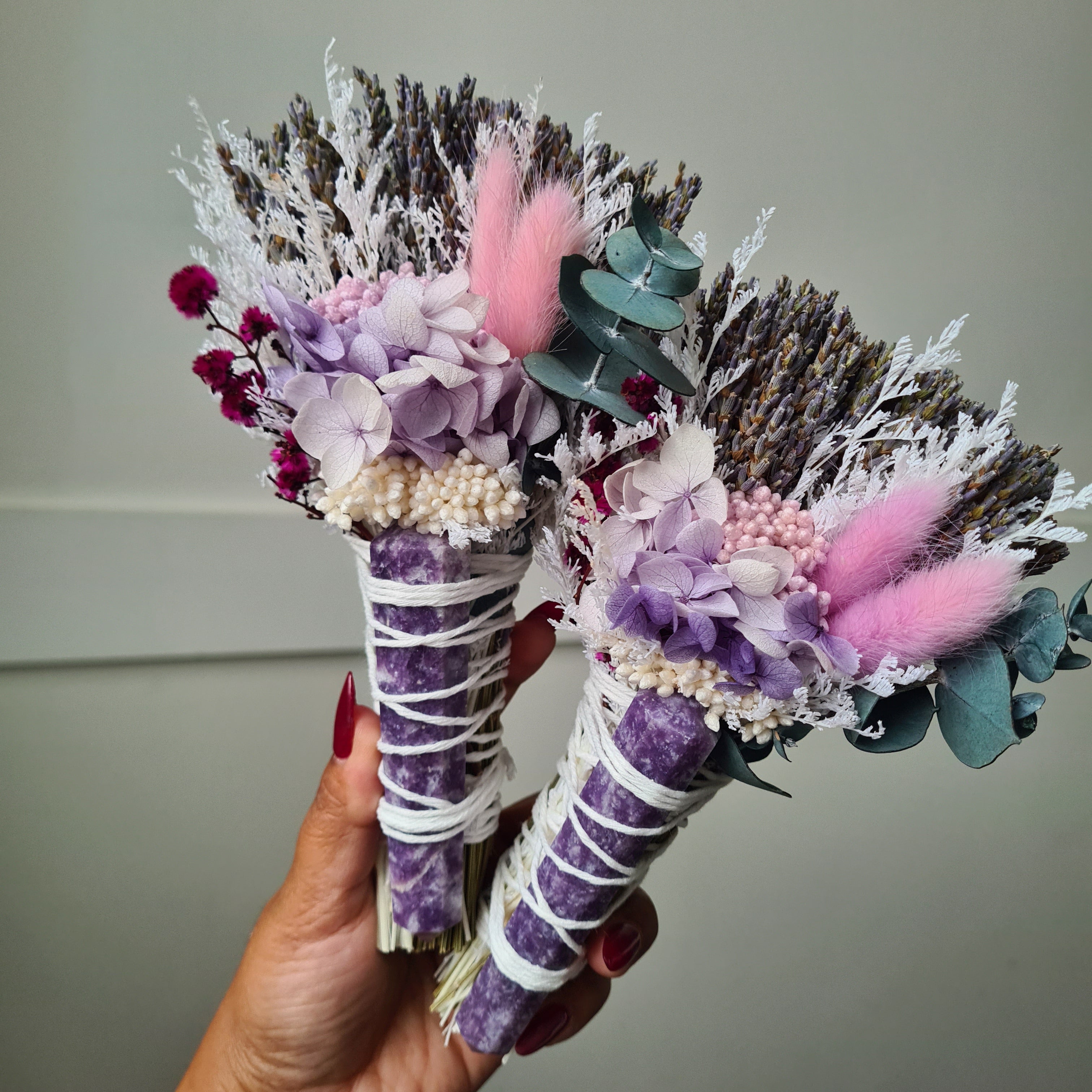 New Beginnings | Lepidolite  Flower Wand | 1 Piece