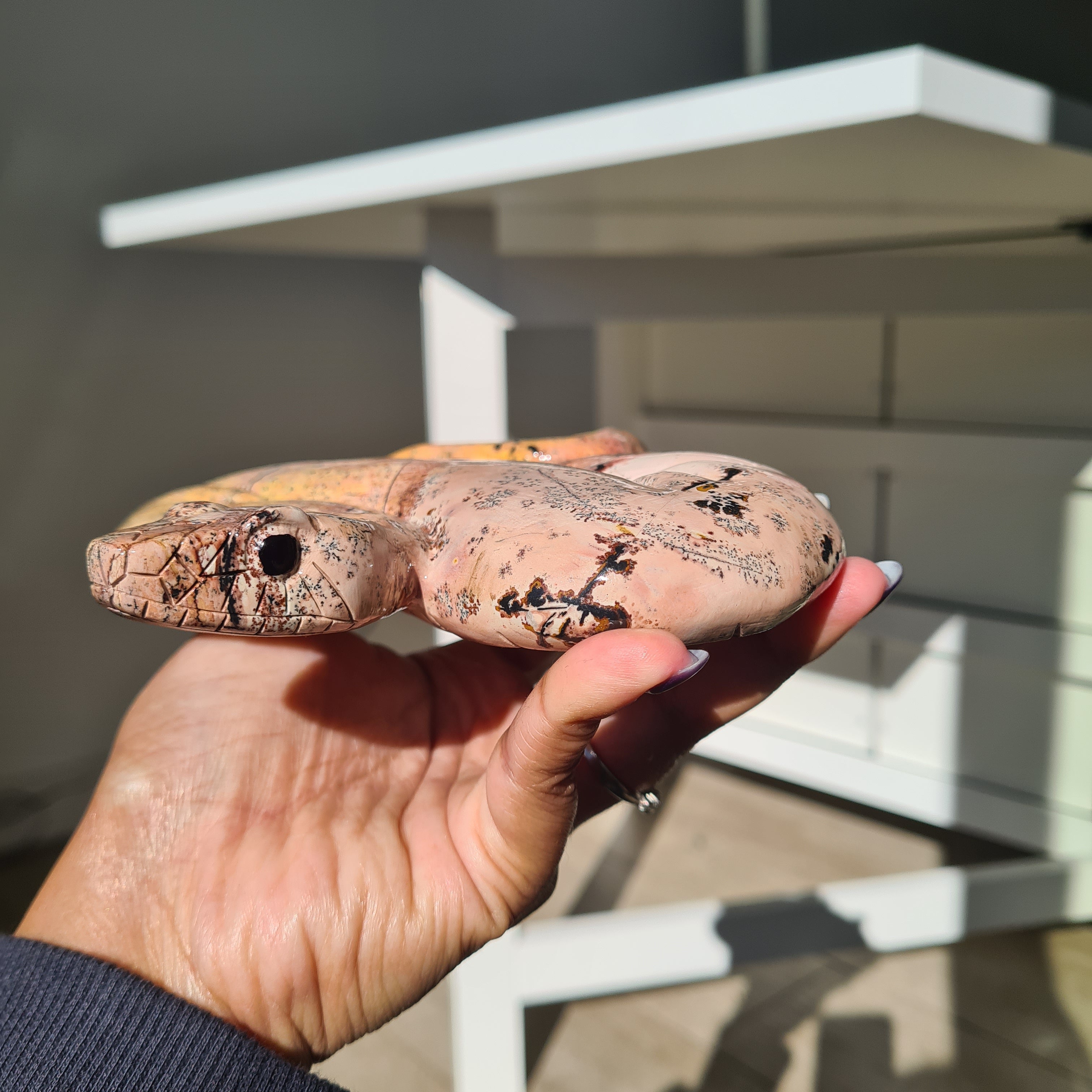 Picture Jasper Serpent | A | 538 g | 16 cm