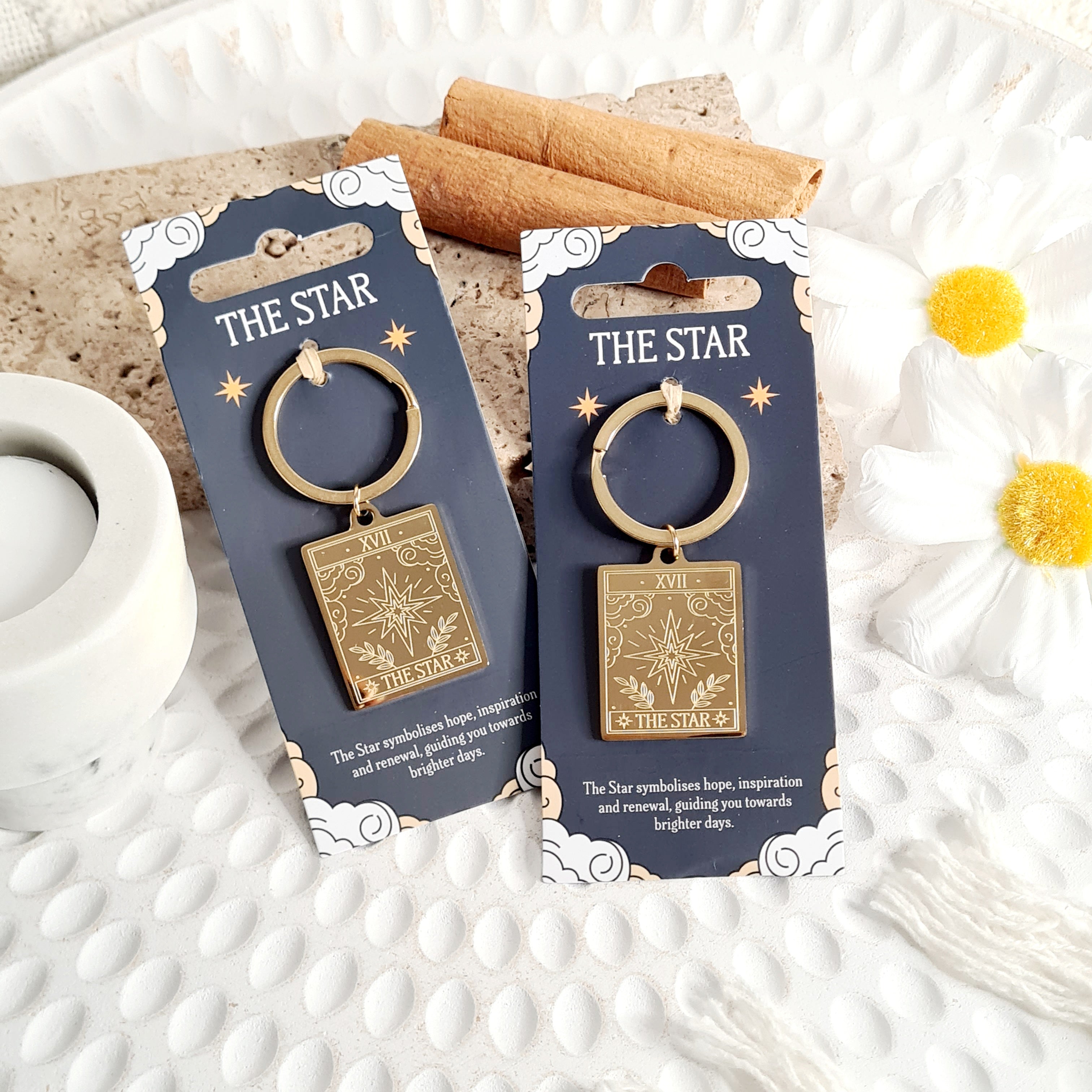 The Star Vintage 🌟 | Tarot Key Ring