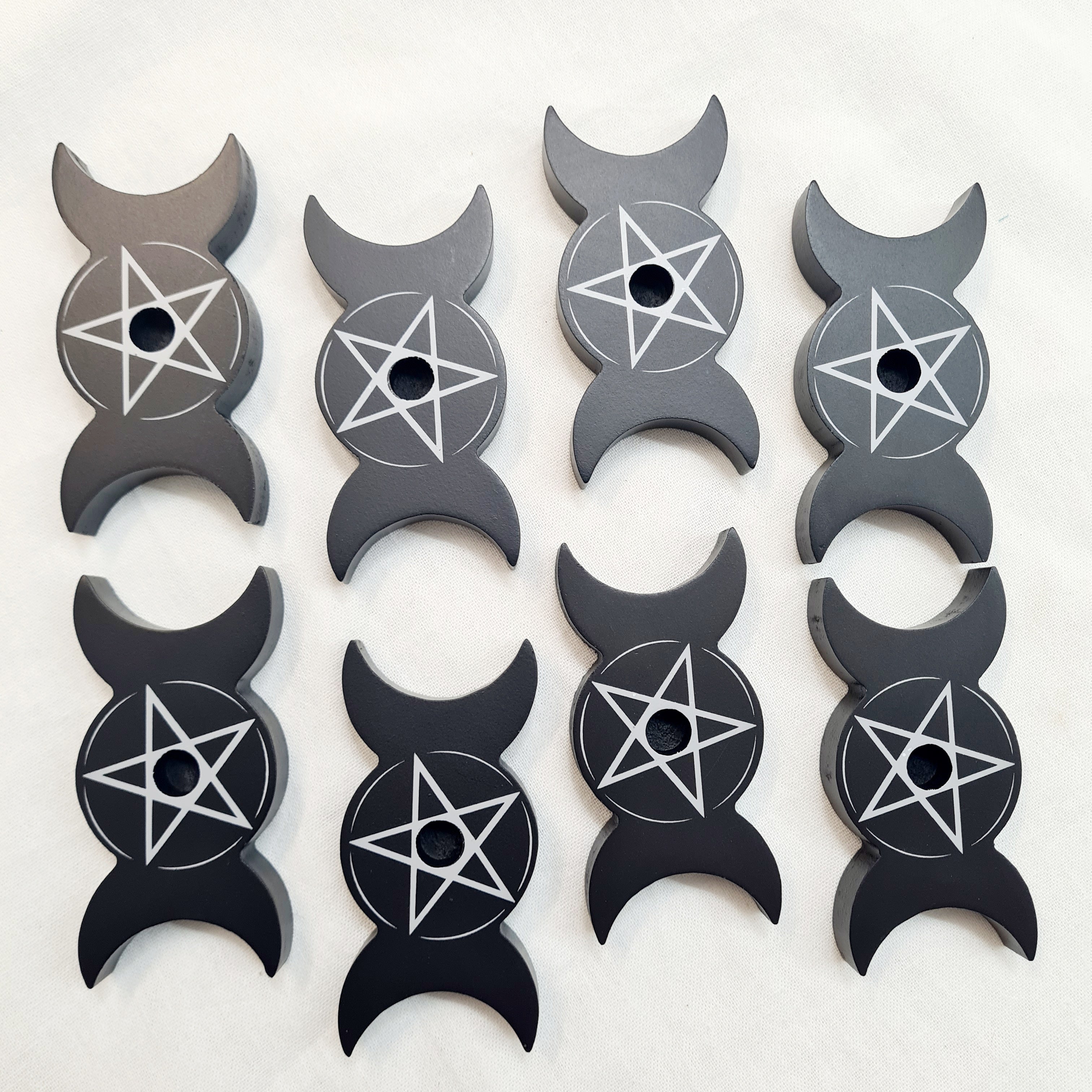 Triple Moon Spell Candle Holder | Mini