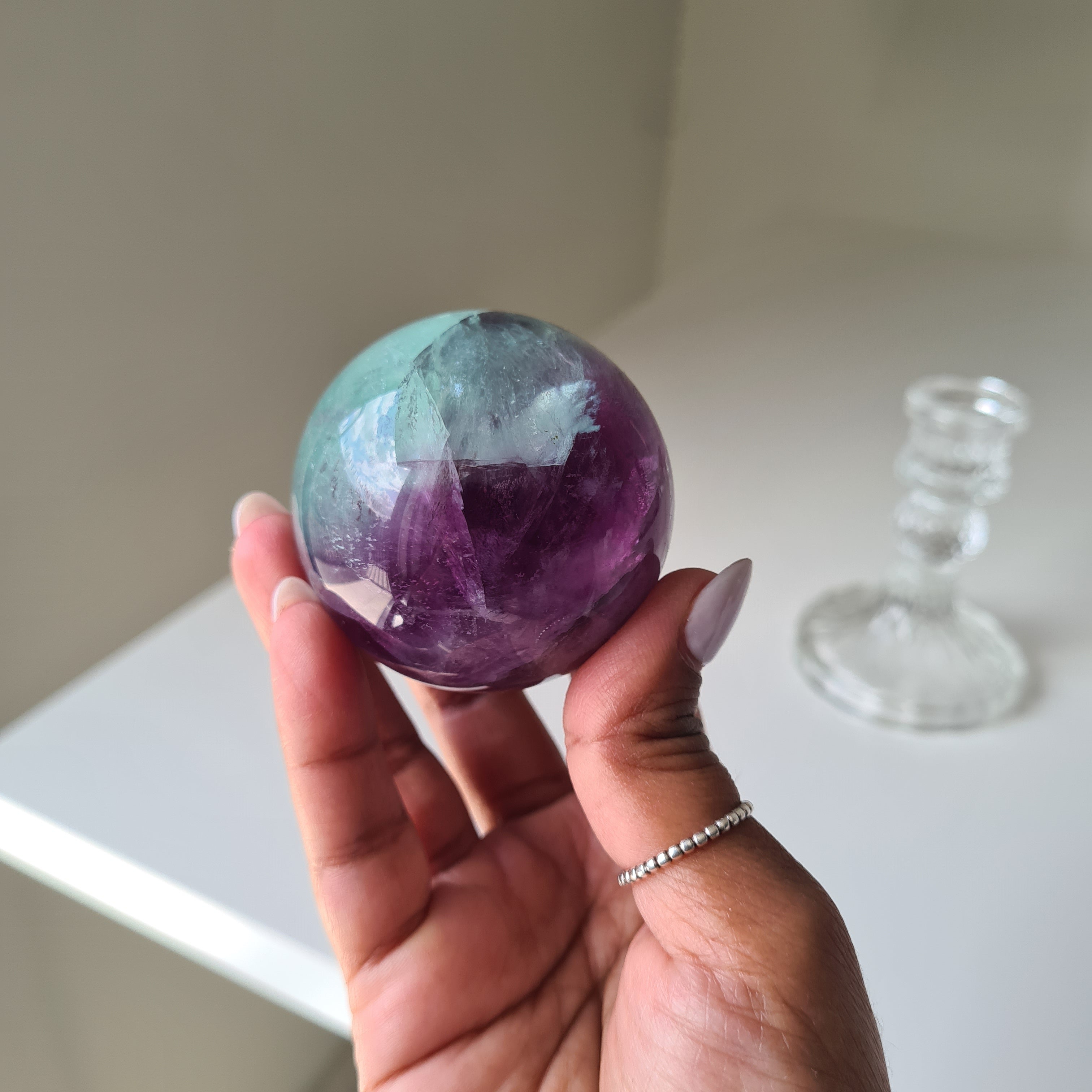 Intergalactic Fluorite with stand | d | 5 cm