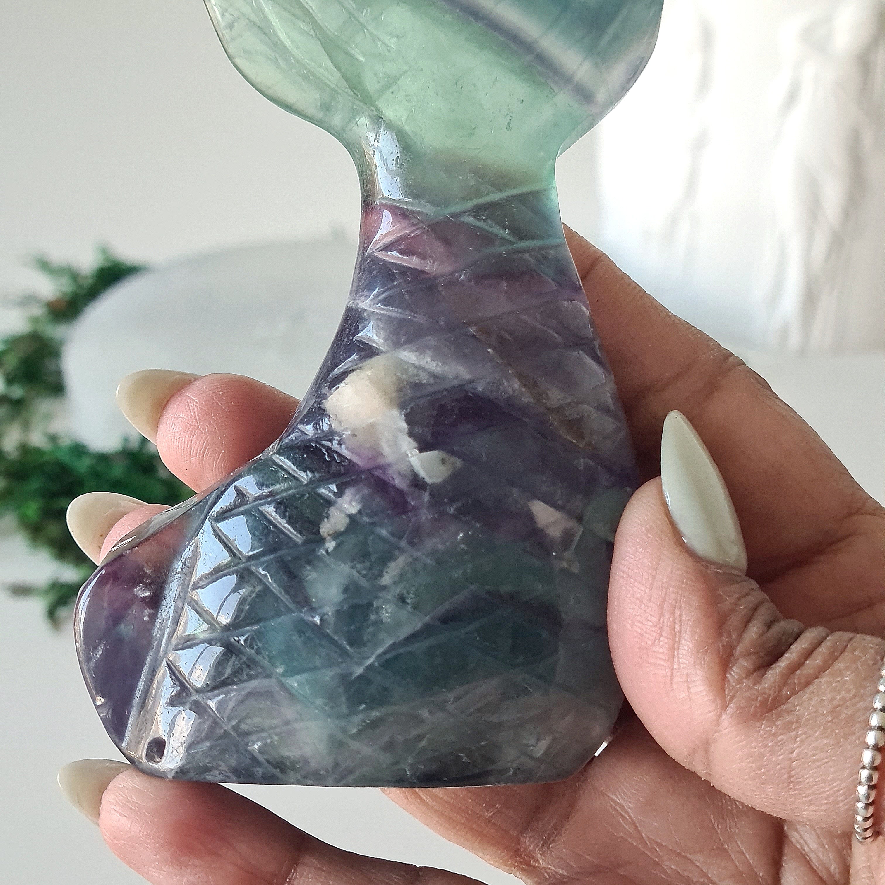 Siren & Mermaid Tail | 1 | Fluorite