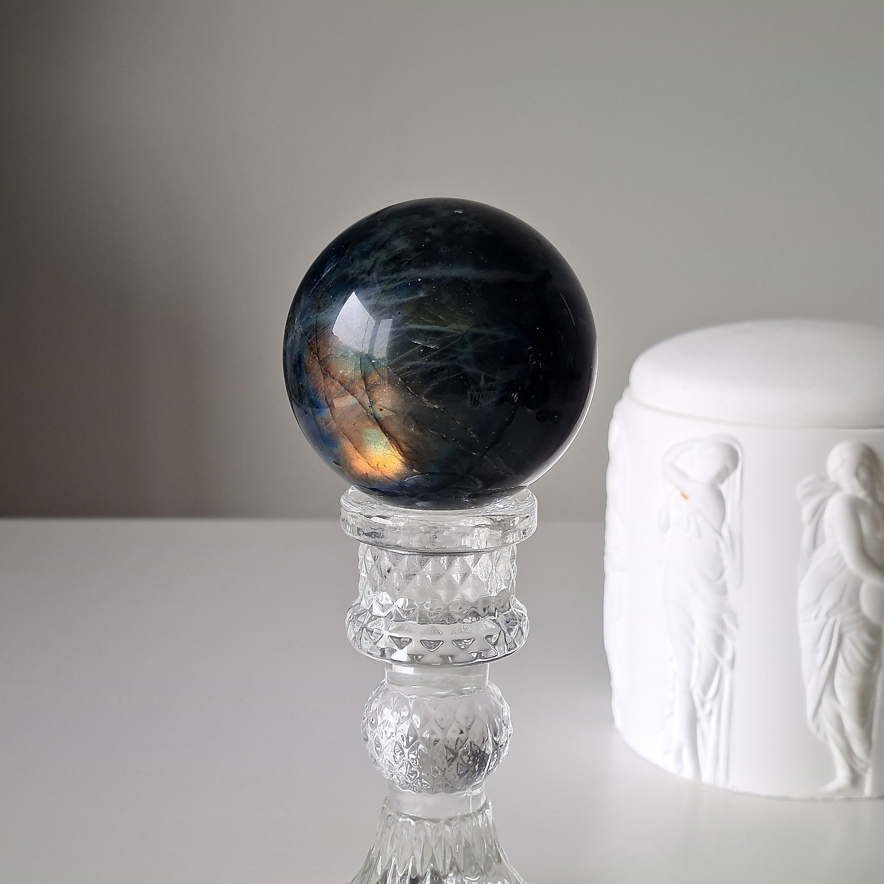 Labradorite Sphere With Stand | B