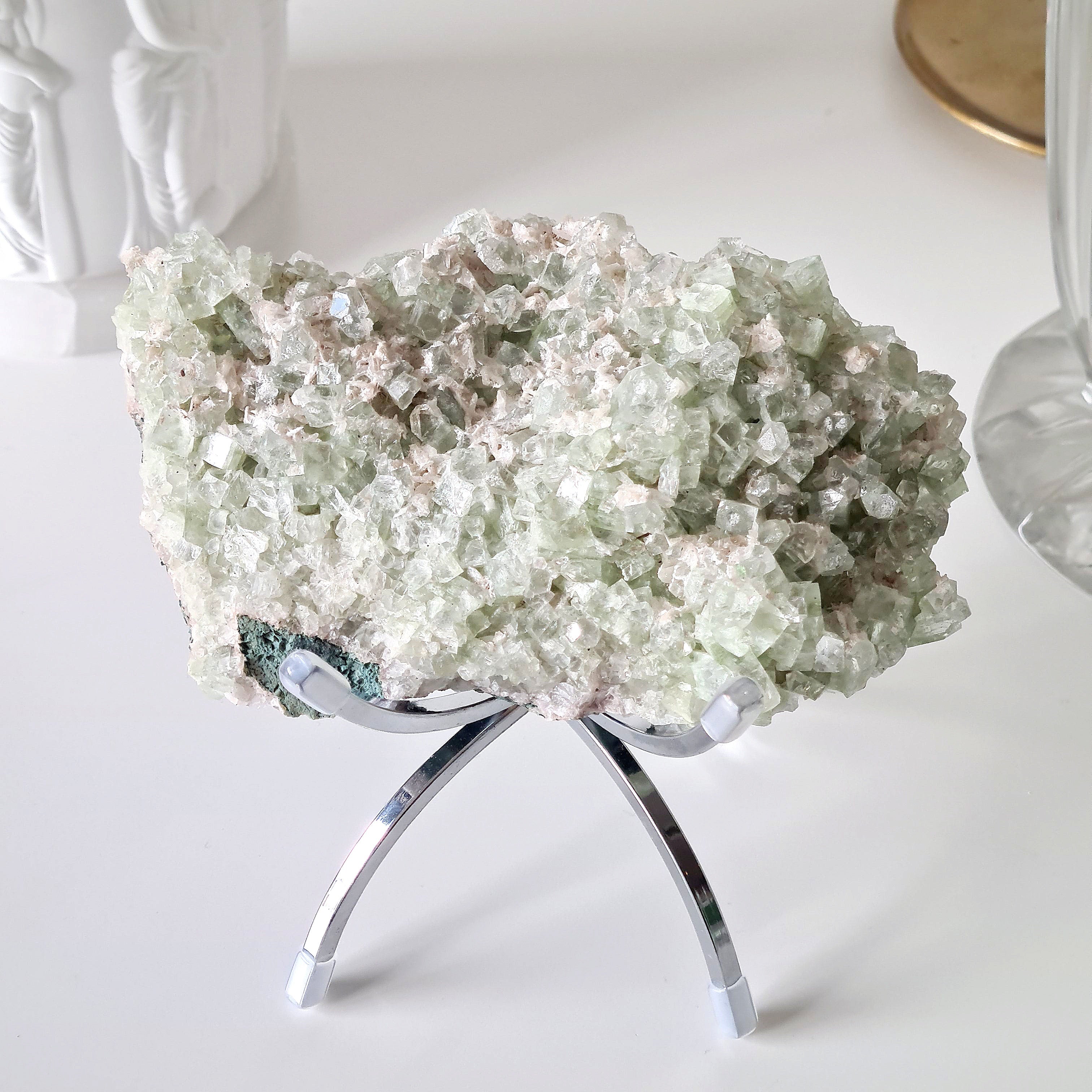 Green Apophyllite Specimen | FRAGILE | 290 g