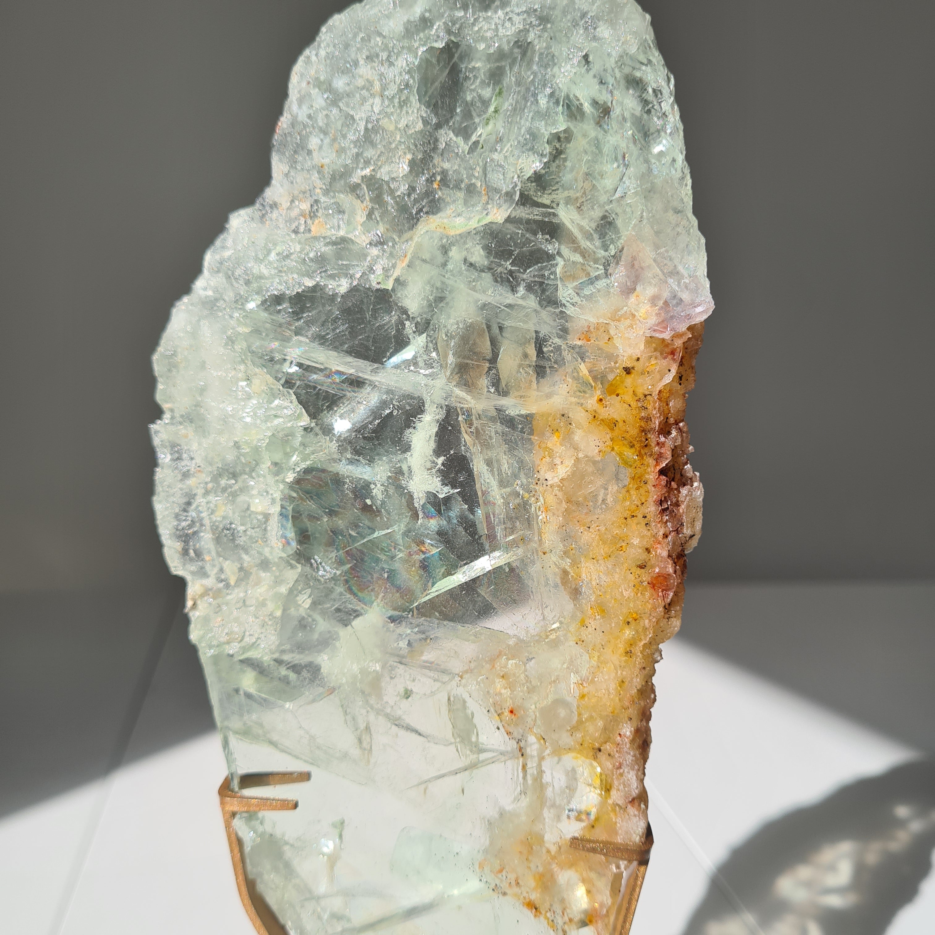 Frozen Lake of Dreams Fluorite Portal on Stand | 29.5 cm with stand