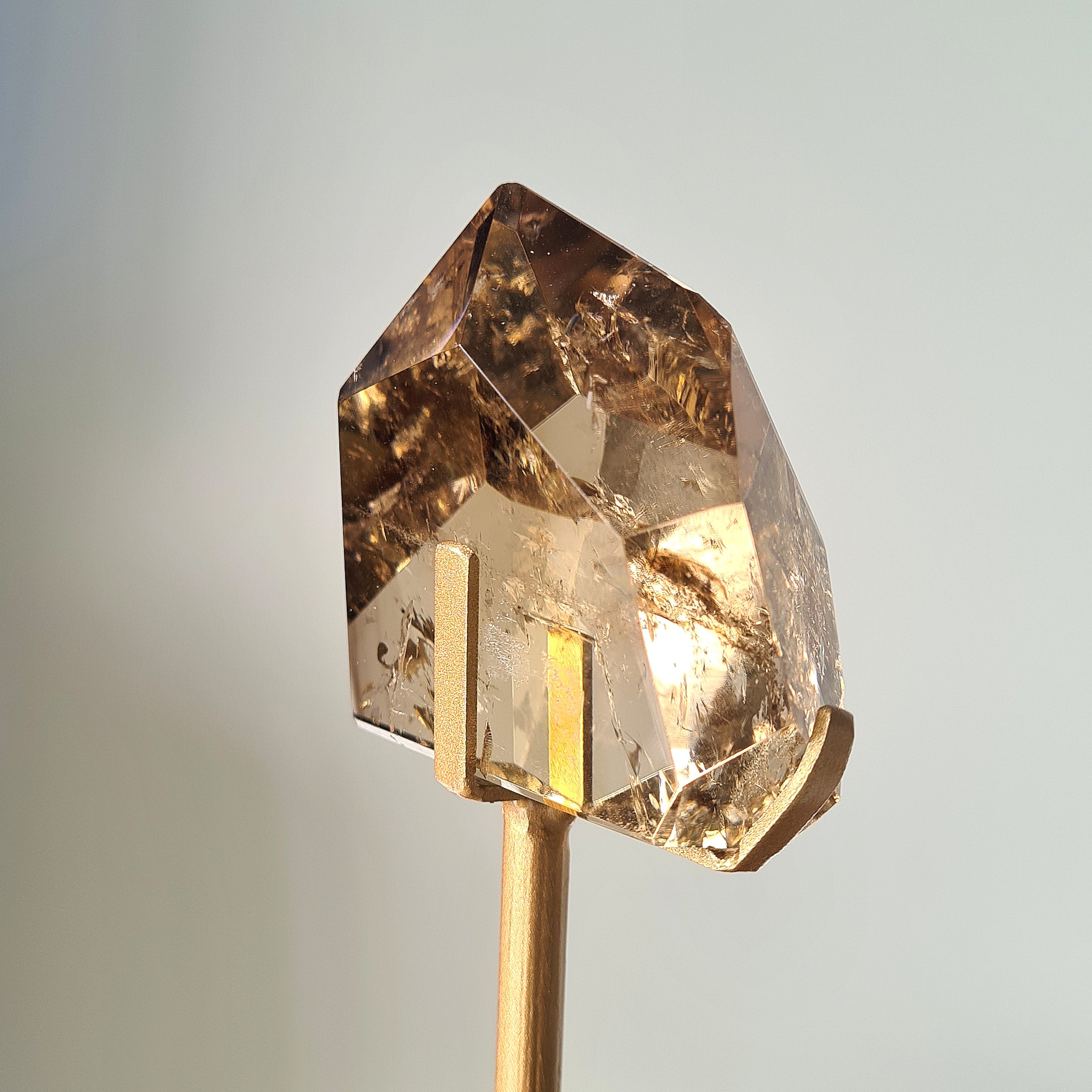 Citrine Free Form on custom stand | A