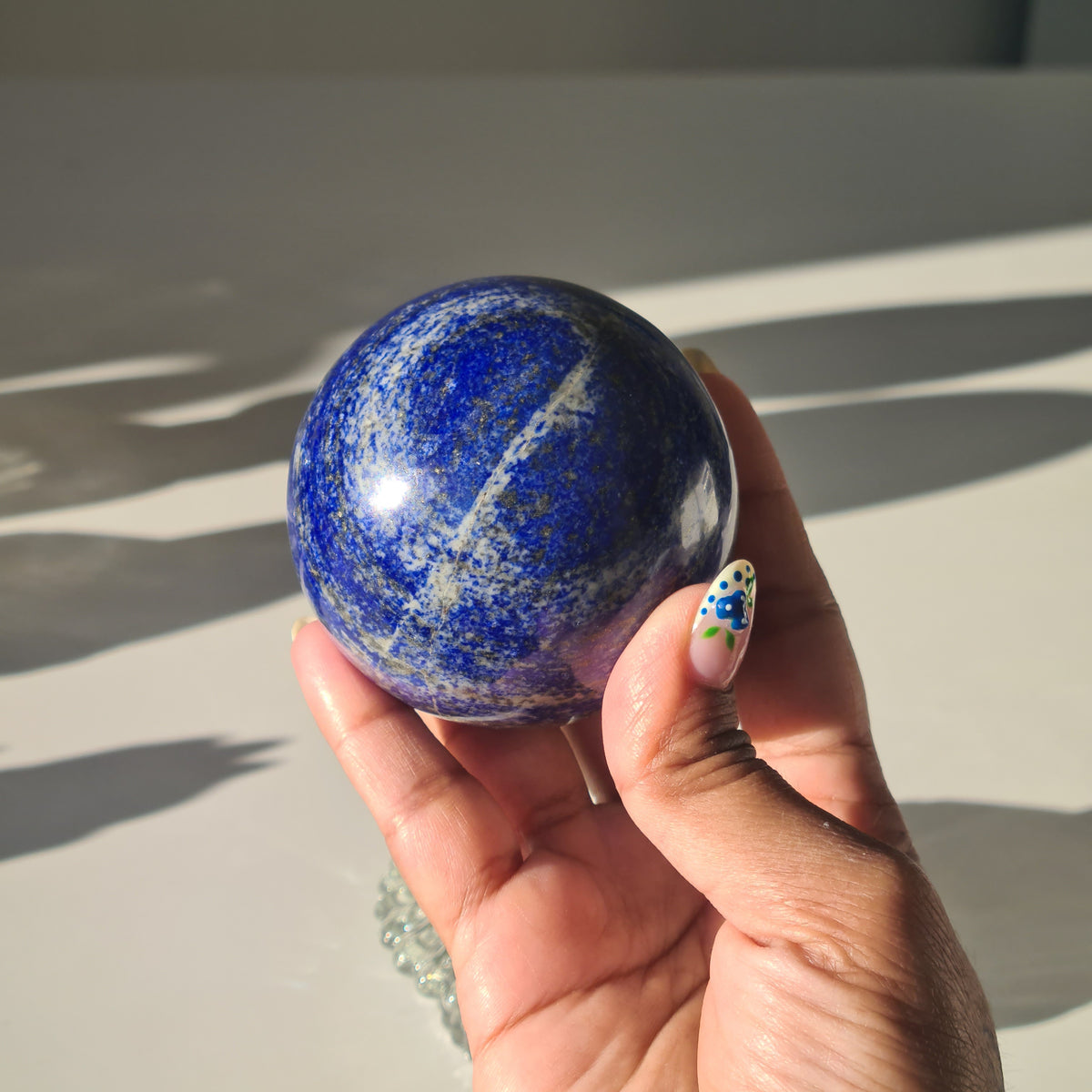 Lapis Lazuli Sphere with stand