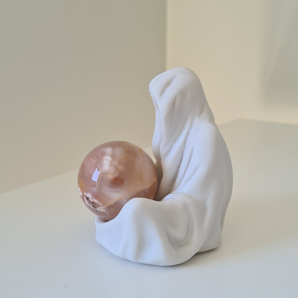 Gate Keeper with Flower Agate