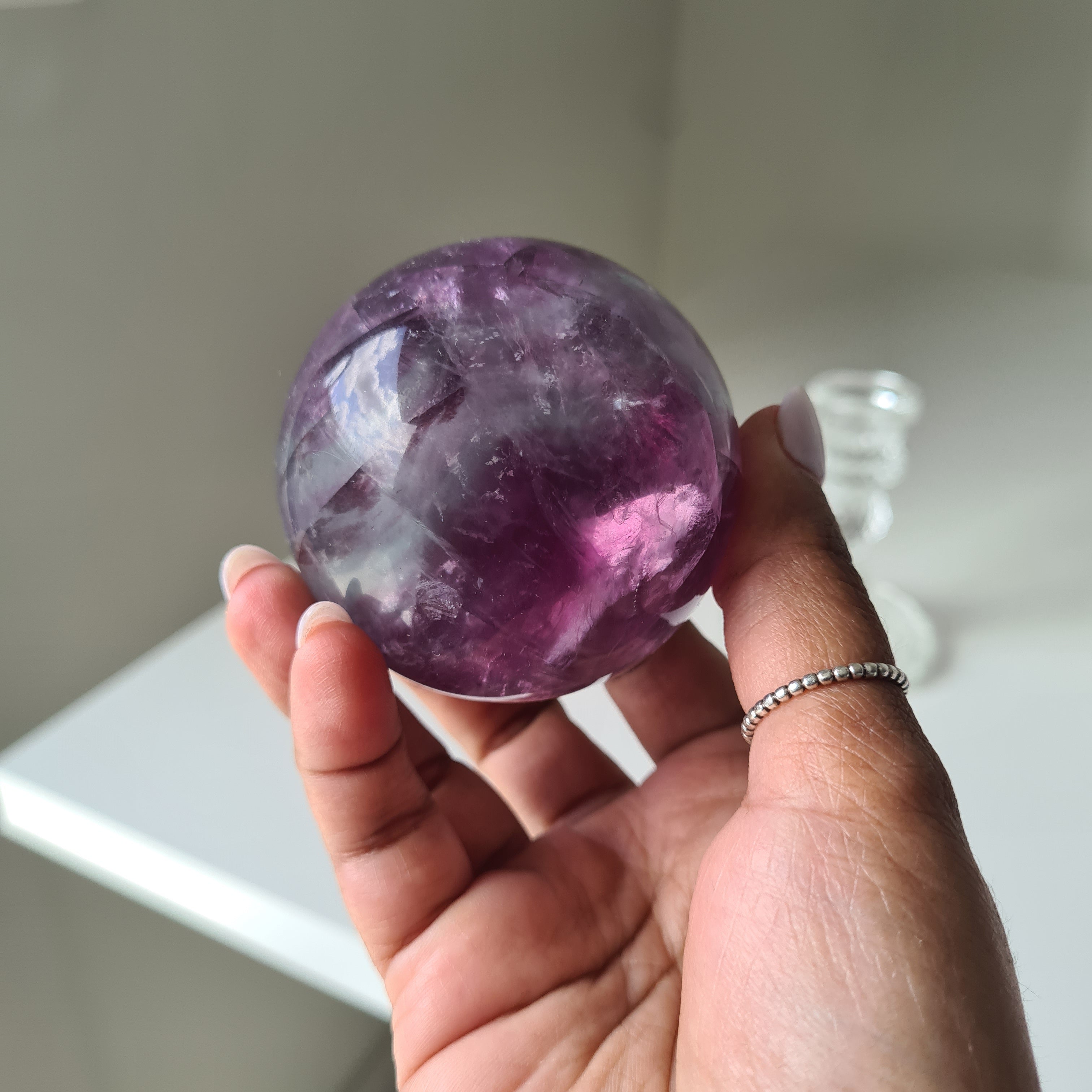 Intergalactic Fluorite with stand | e | 5.8 cm
