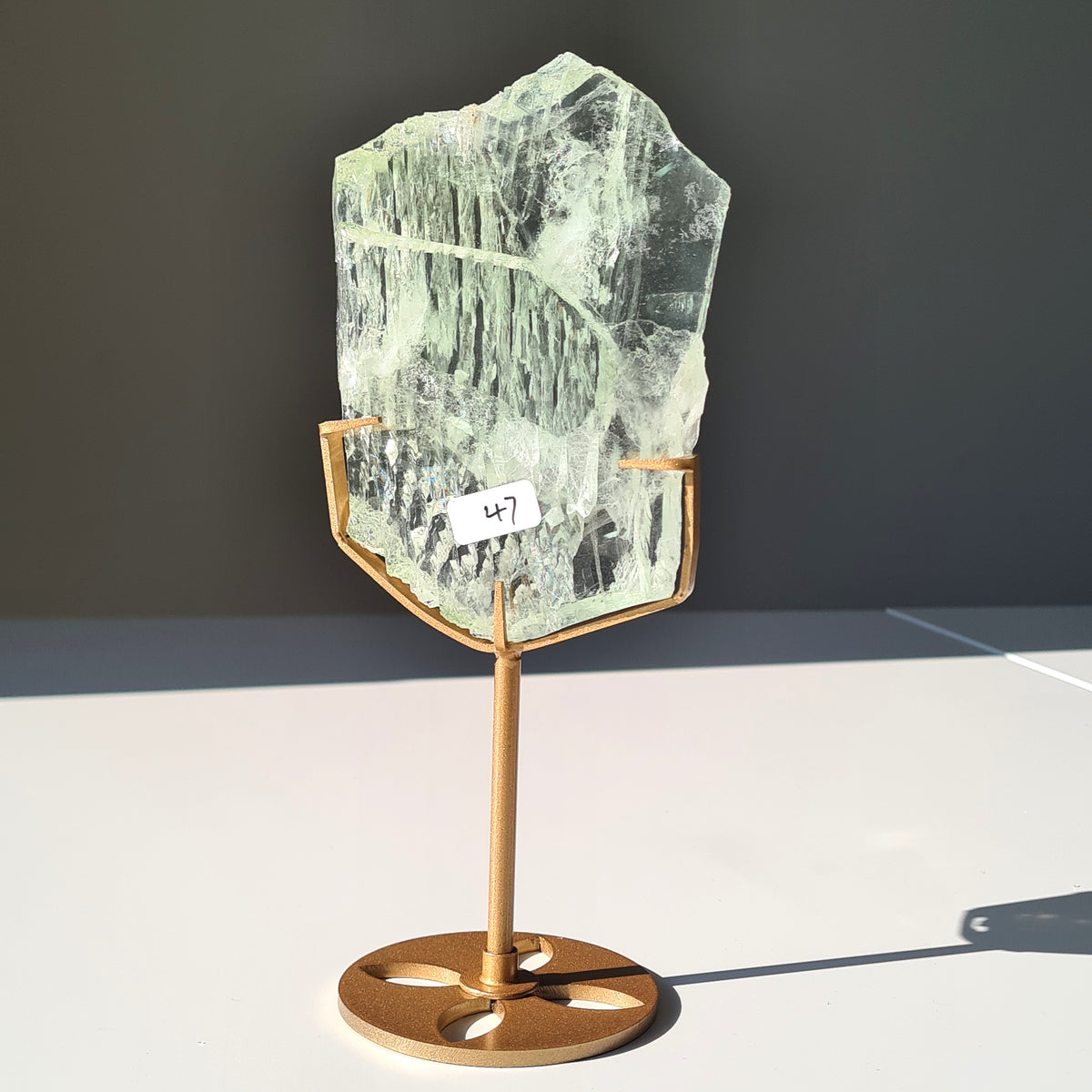 Fluorite Dream Portal On Custom Stand | Piece T