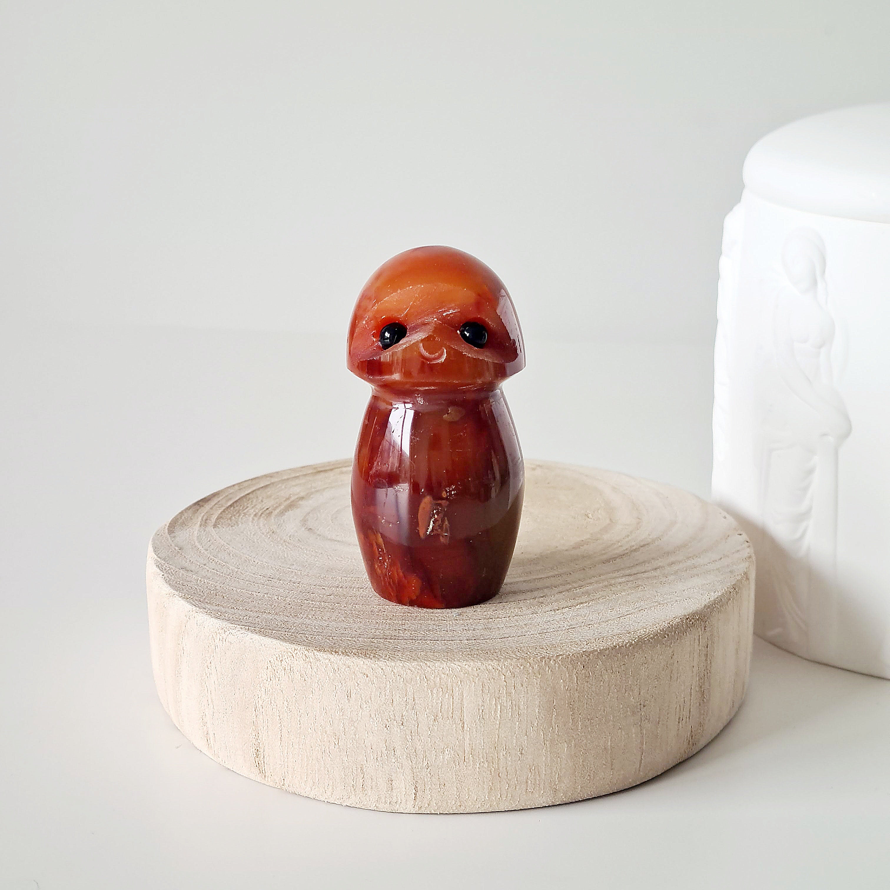 Carnelian Agate Mushroom 🍄 | Forest Fae Collection | 97 g