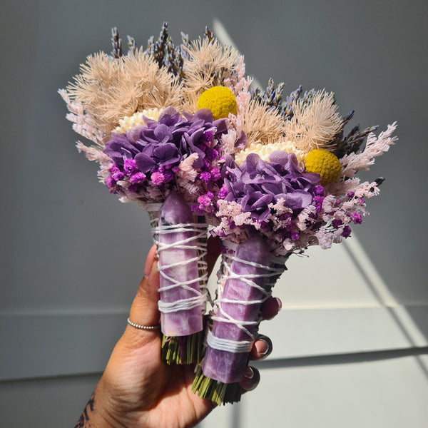 'New Beginnings' Lepidolite  Flower Wand