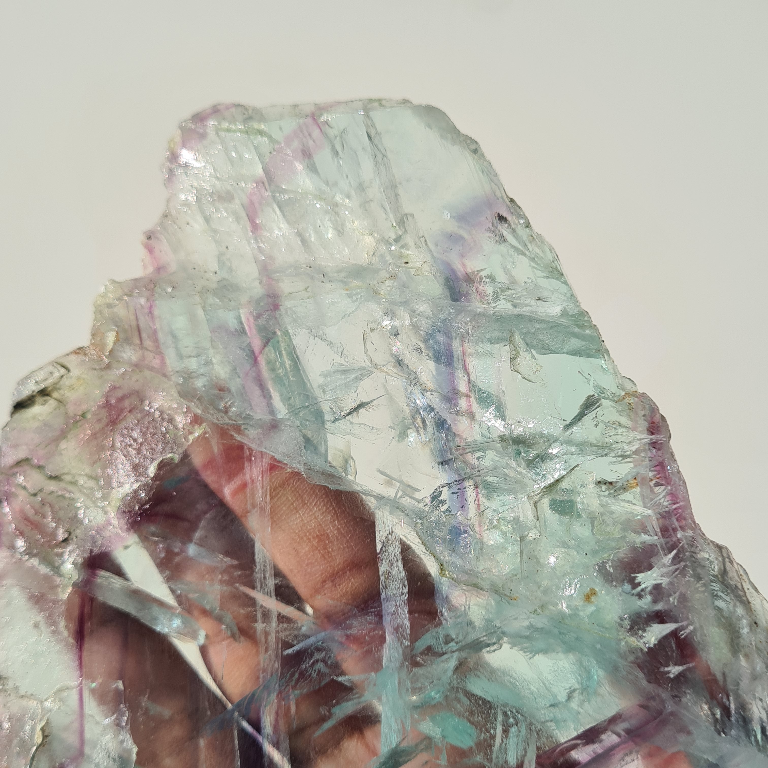 Fluorite Dream Portal On Custom Stand | 28 cm tall with stand