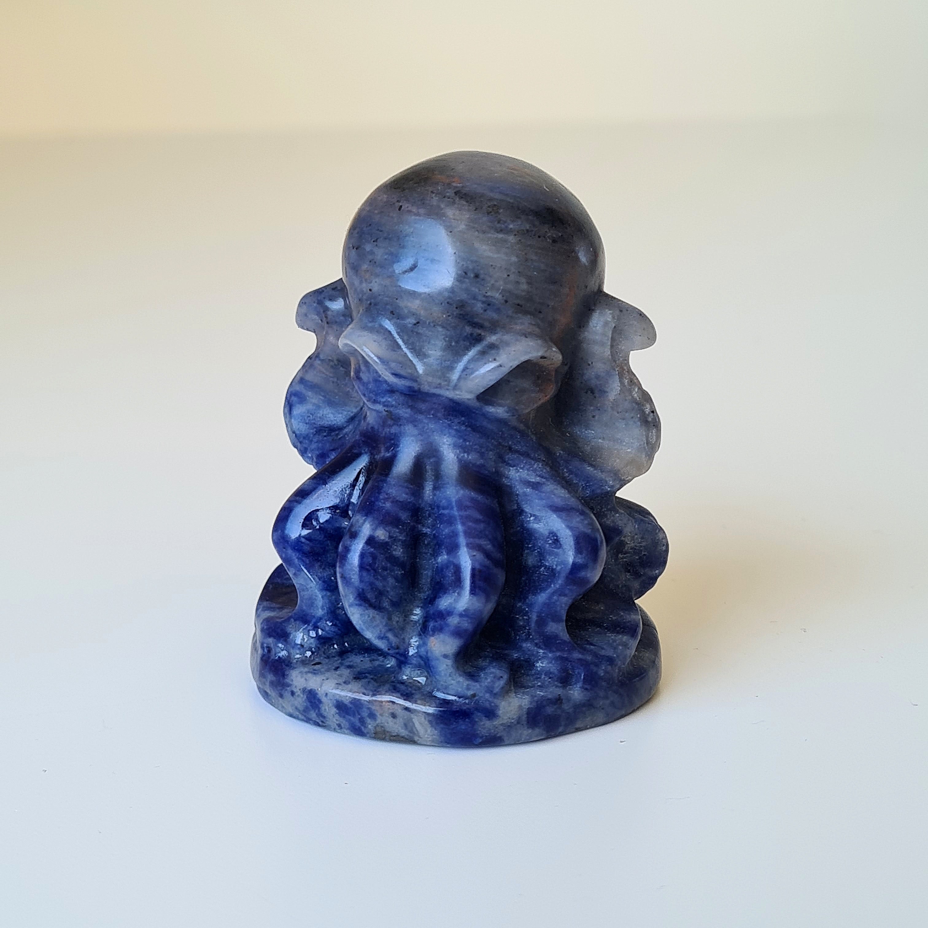 Sodalite Octopus 🐙 Carving | A