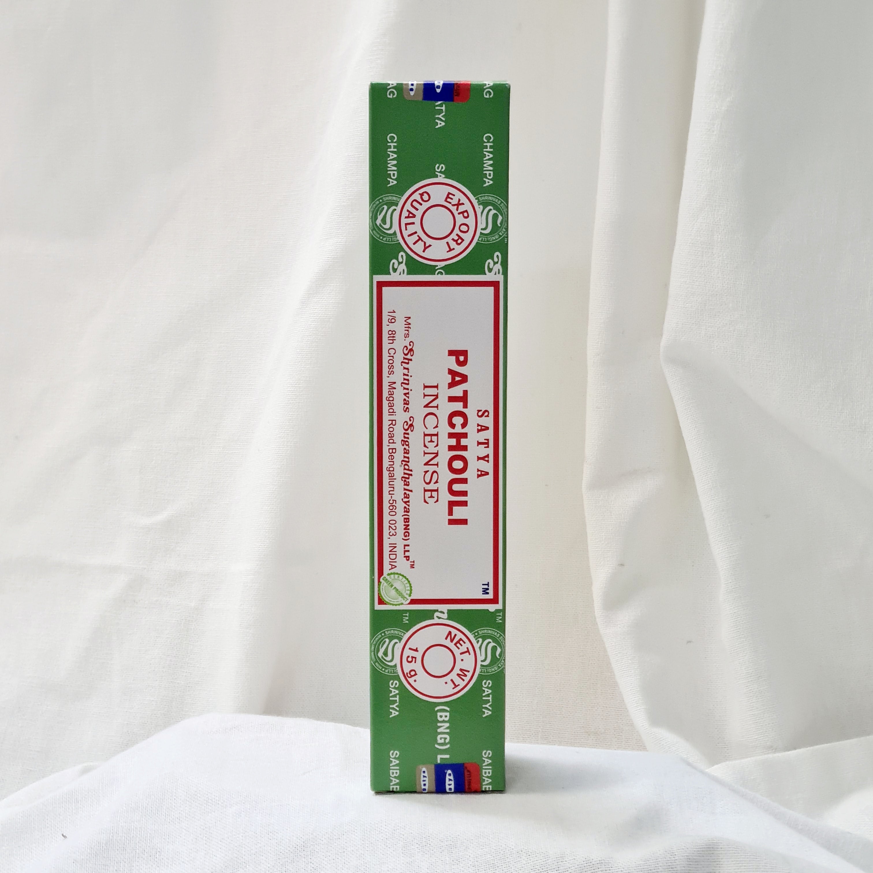 Patchouli Incense | Calmness | Satya