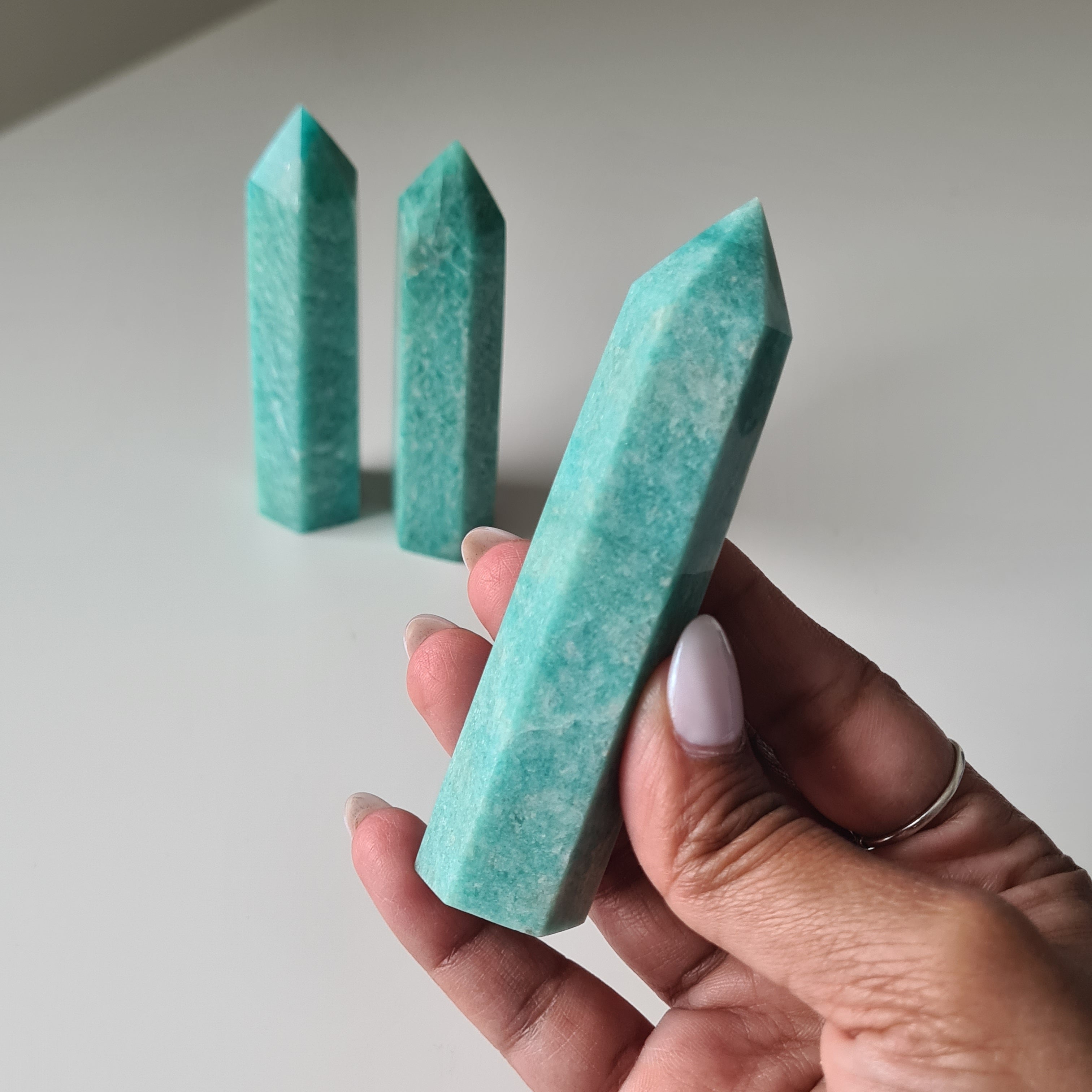 Amazonite Crystal Point | 1 Piece