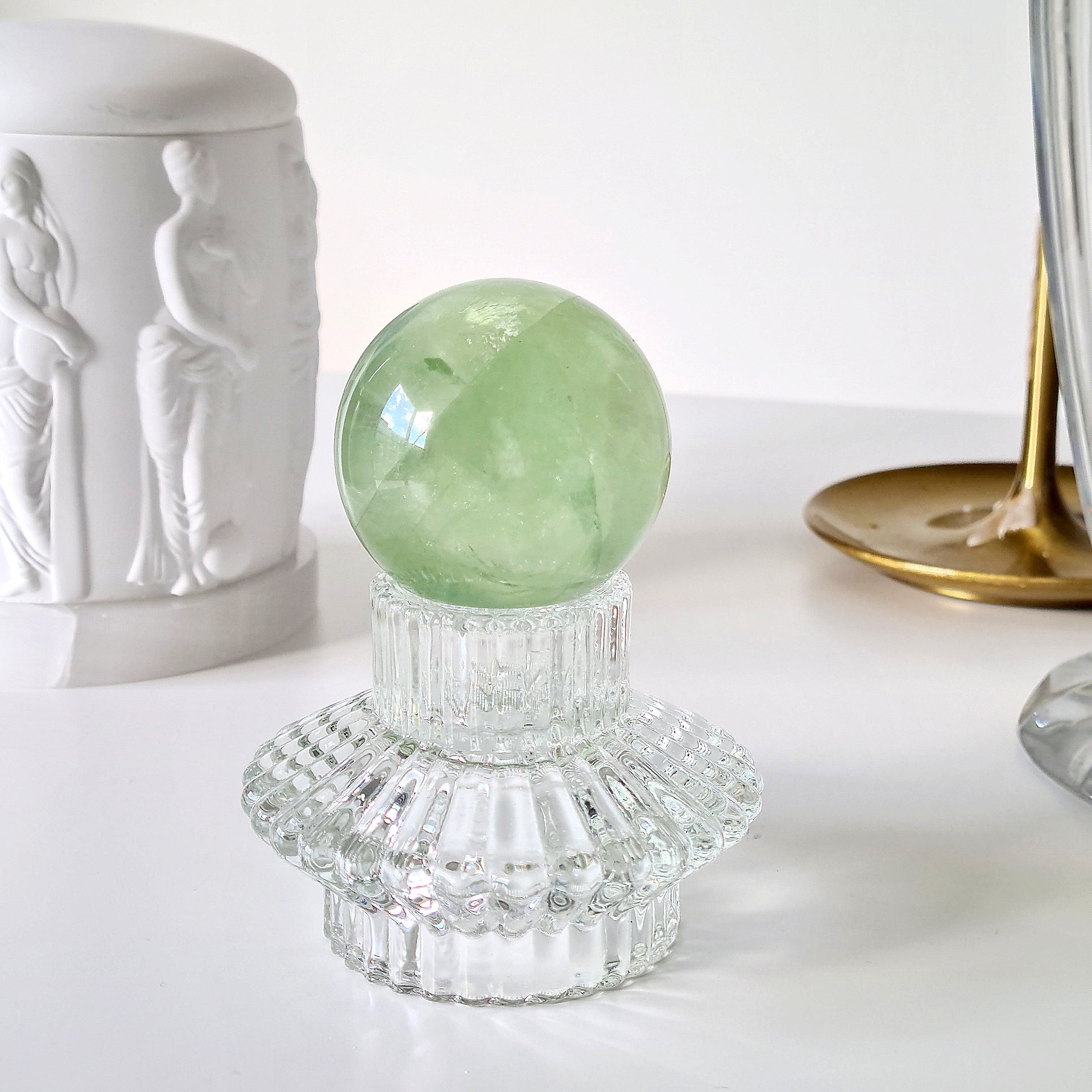 Fairy Dream Frozen Lake Fluorite with stand | 2