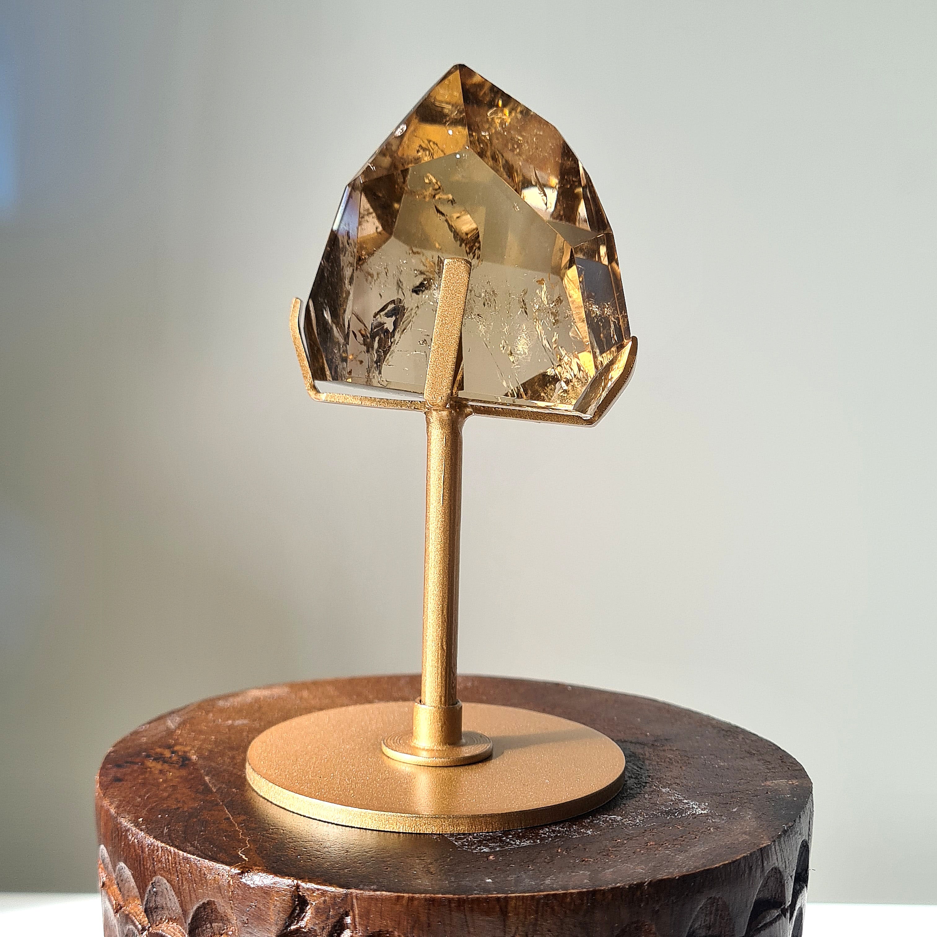 Citrine Free Form on custom stand | A