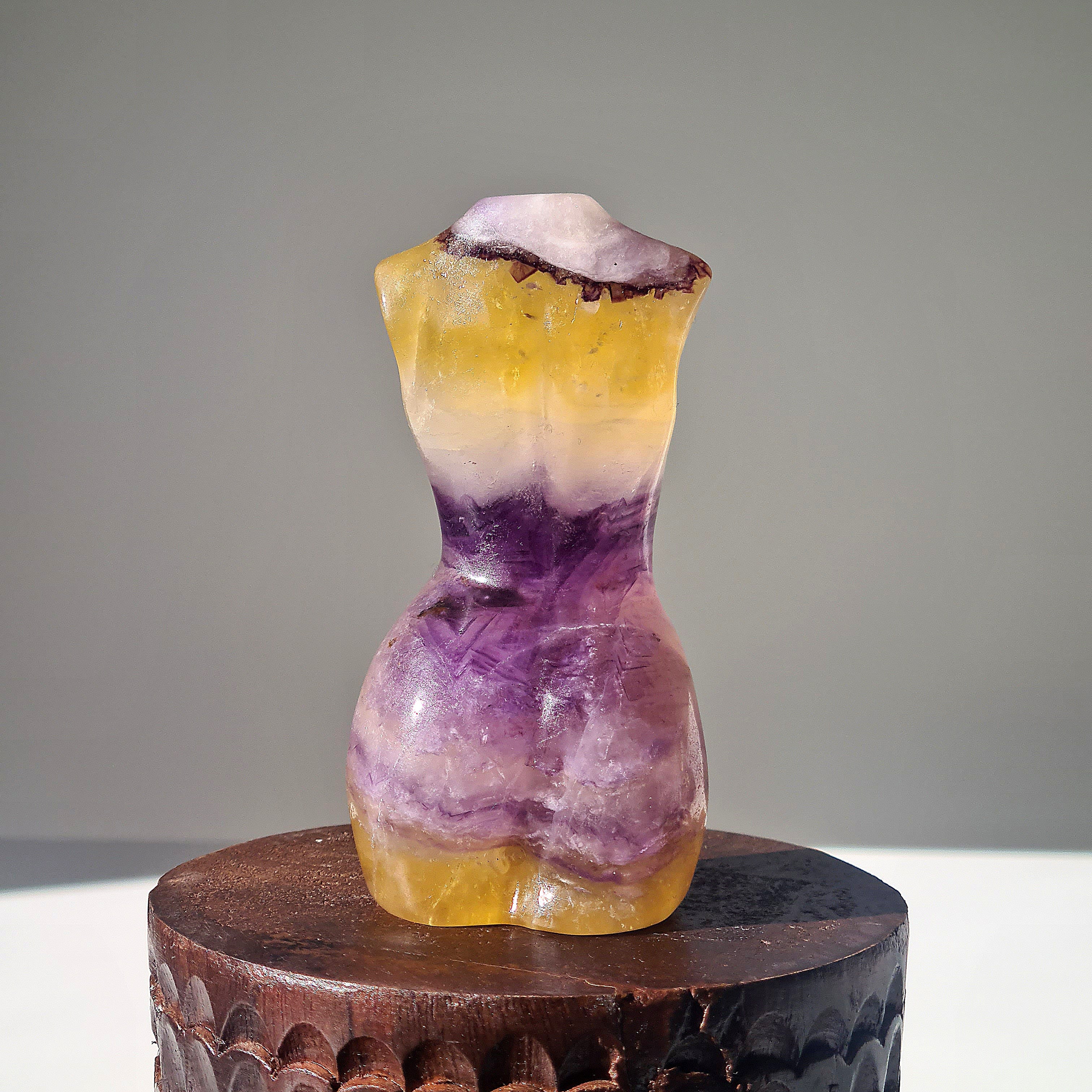 Fluorite Crystal Goddess | D | 340 g